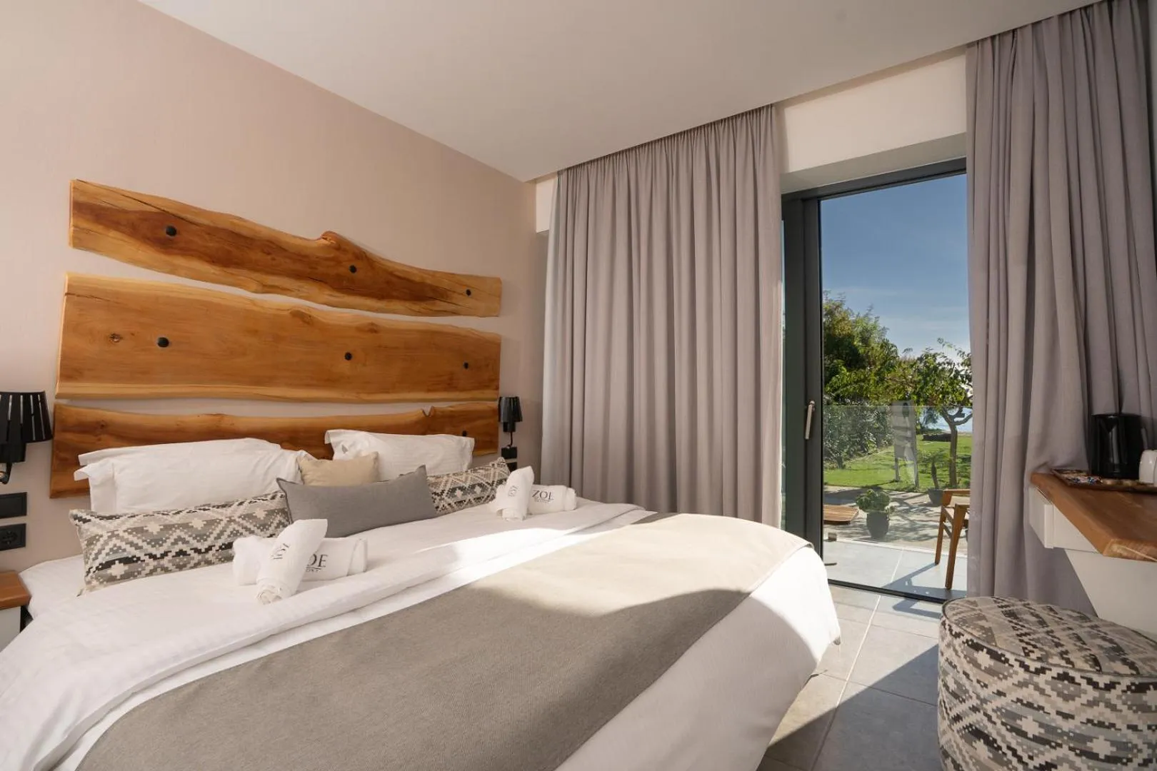 Bed in Zoe Seaside Resort