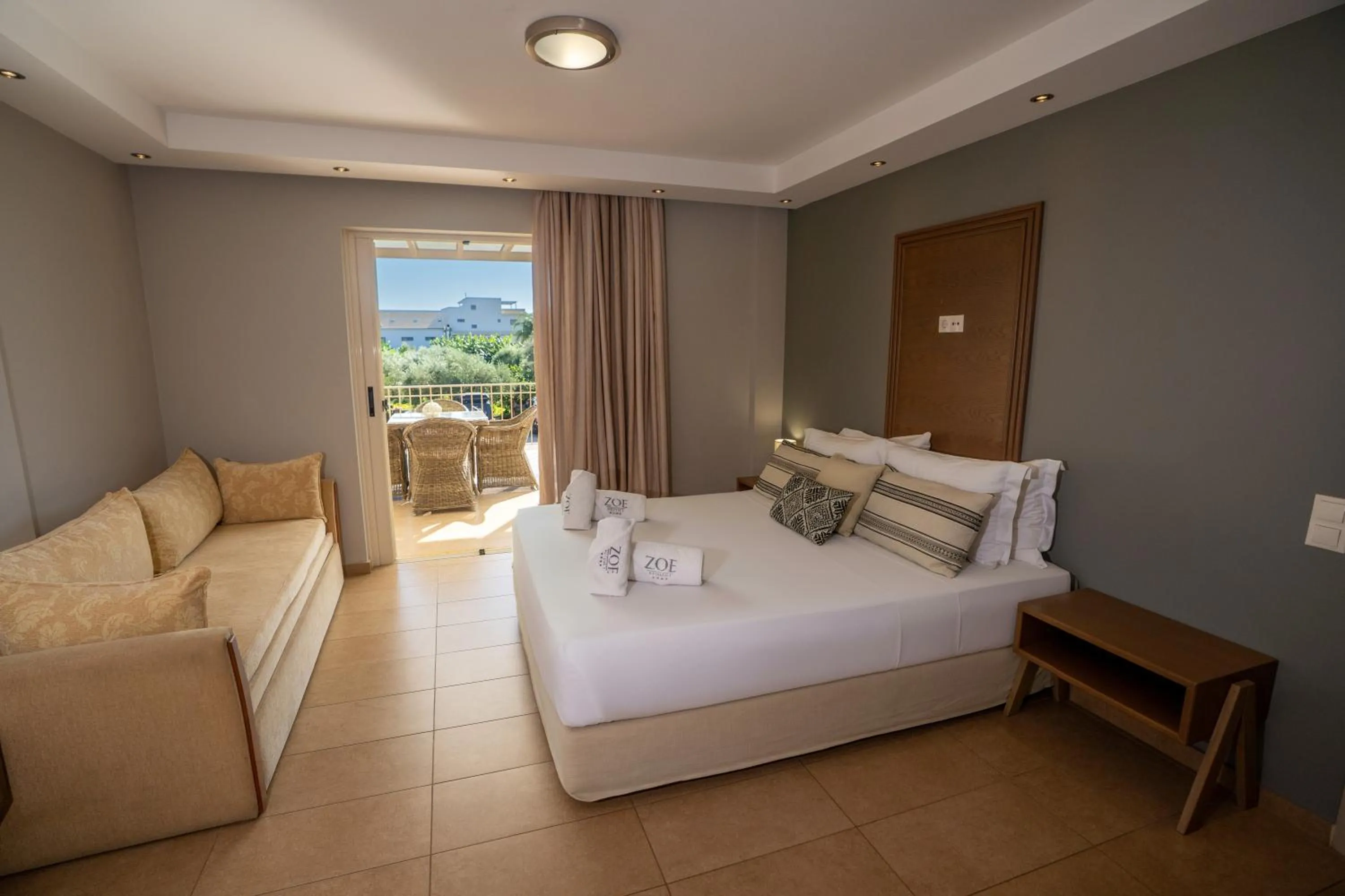 Bed in Zoe Seaside Resort