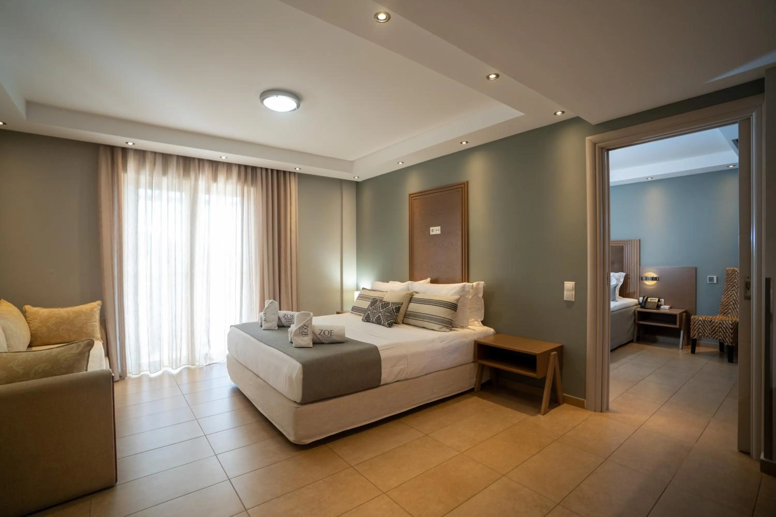 Bed in Zoe Seaside Resort