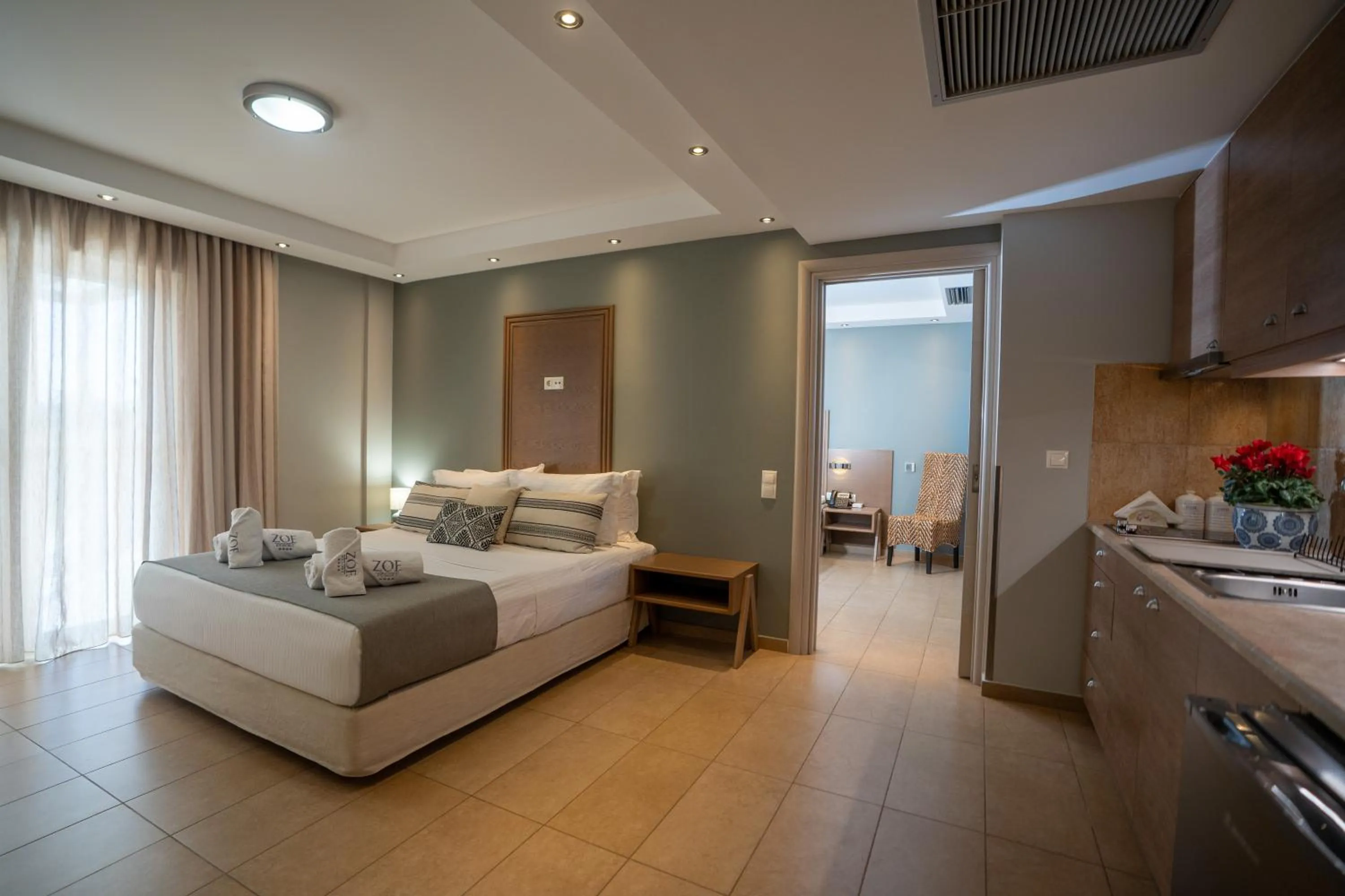 Bed in Zoe Seaside Resort