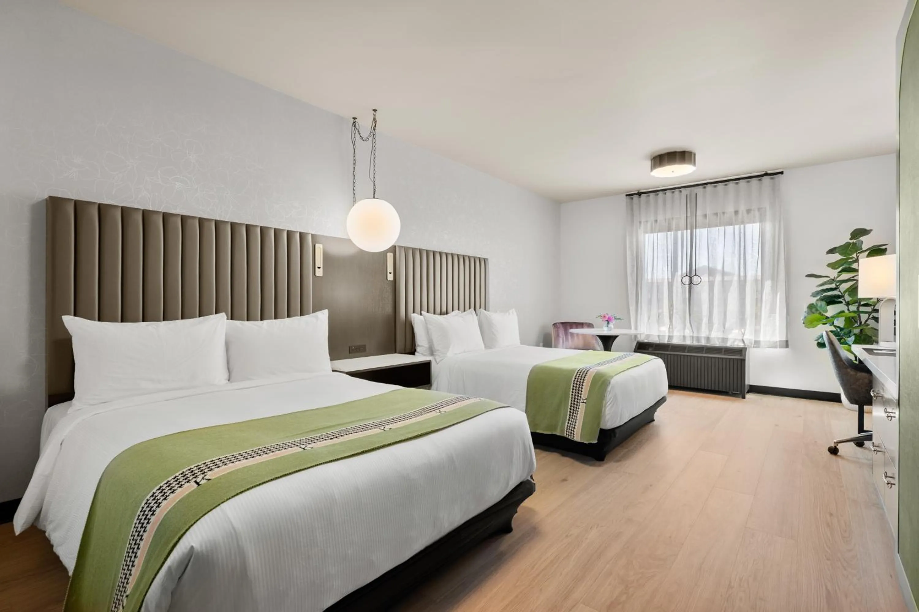 Boutique Two Queen Roll-In Shower in Hotel Katerina