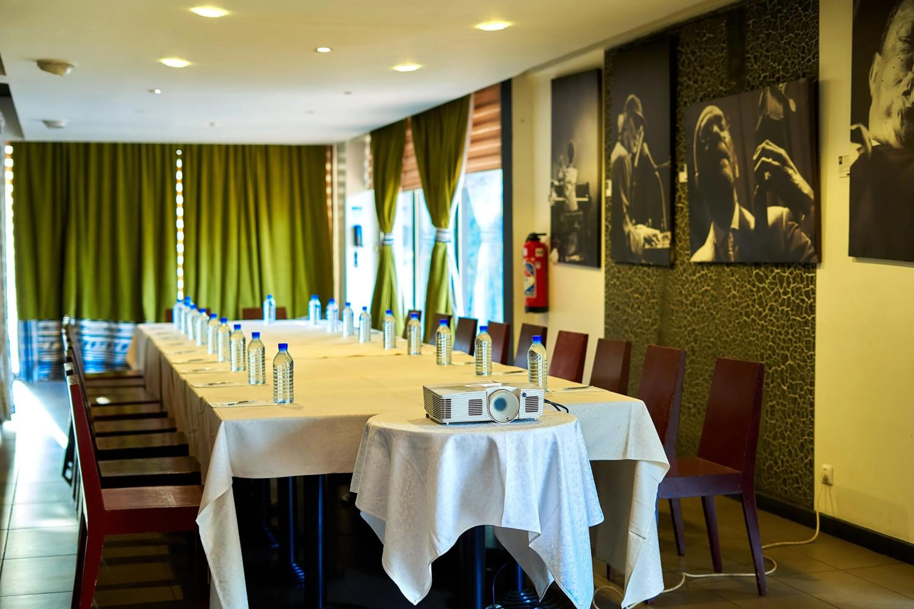 Seating area in ONOMO Hotel Bamako