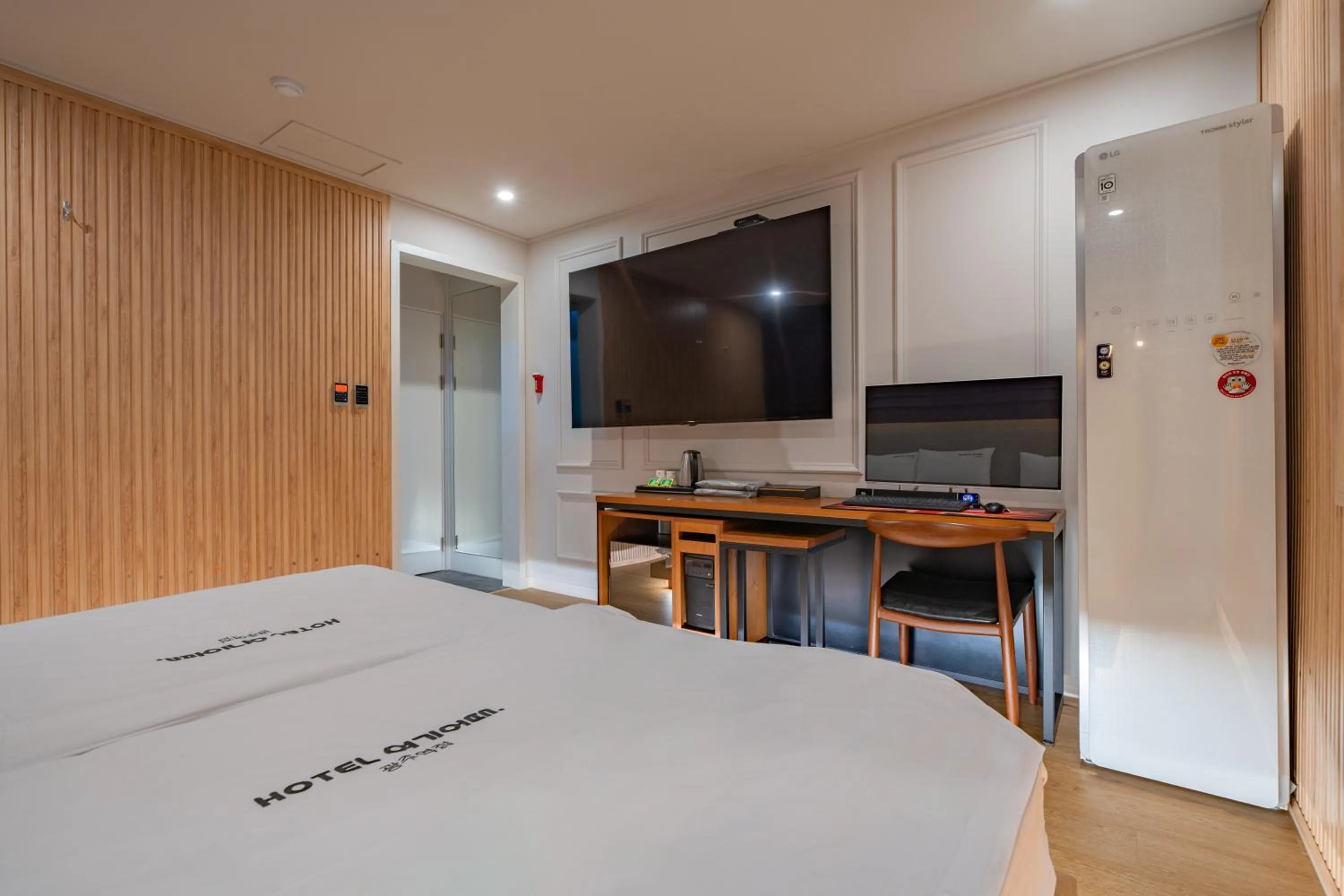 Bed in Hotel Yoegieottae Gwangju Station