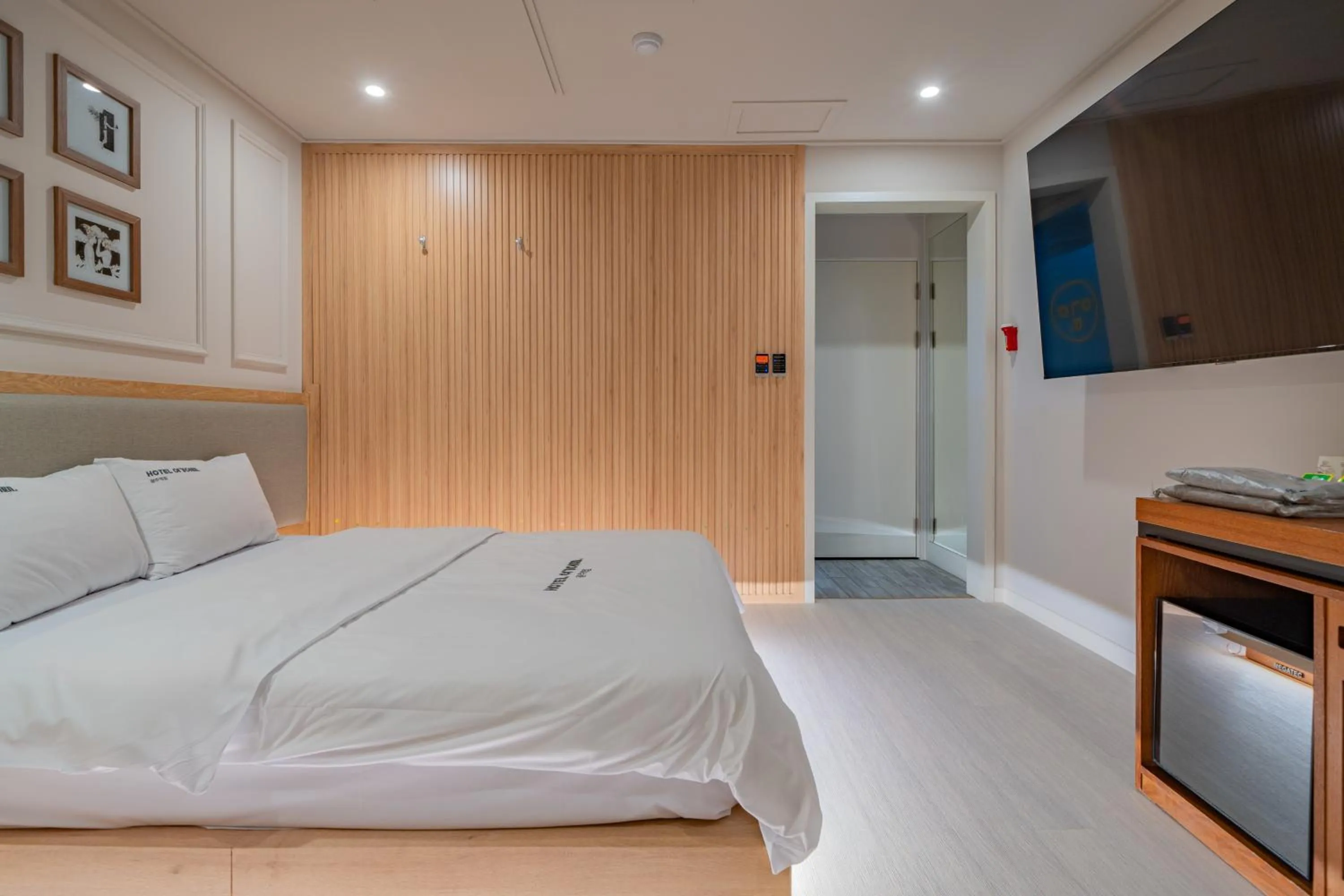 Bed in Hotel Yoegieottae Gwangju Station