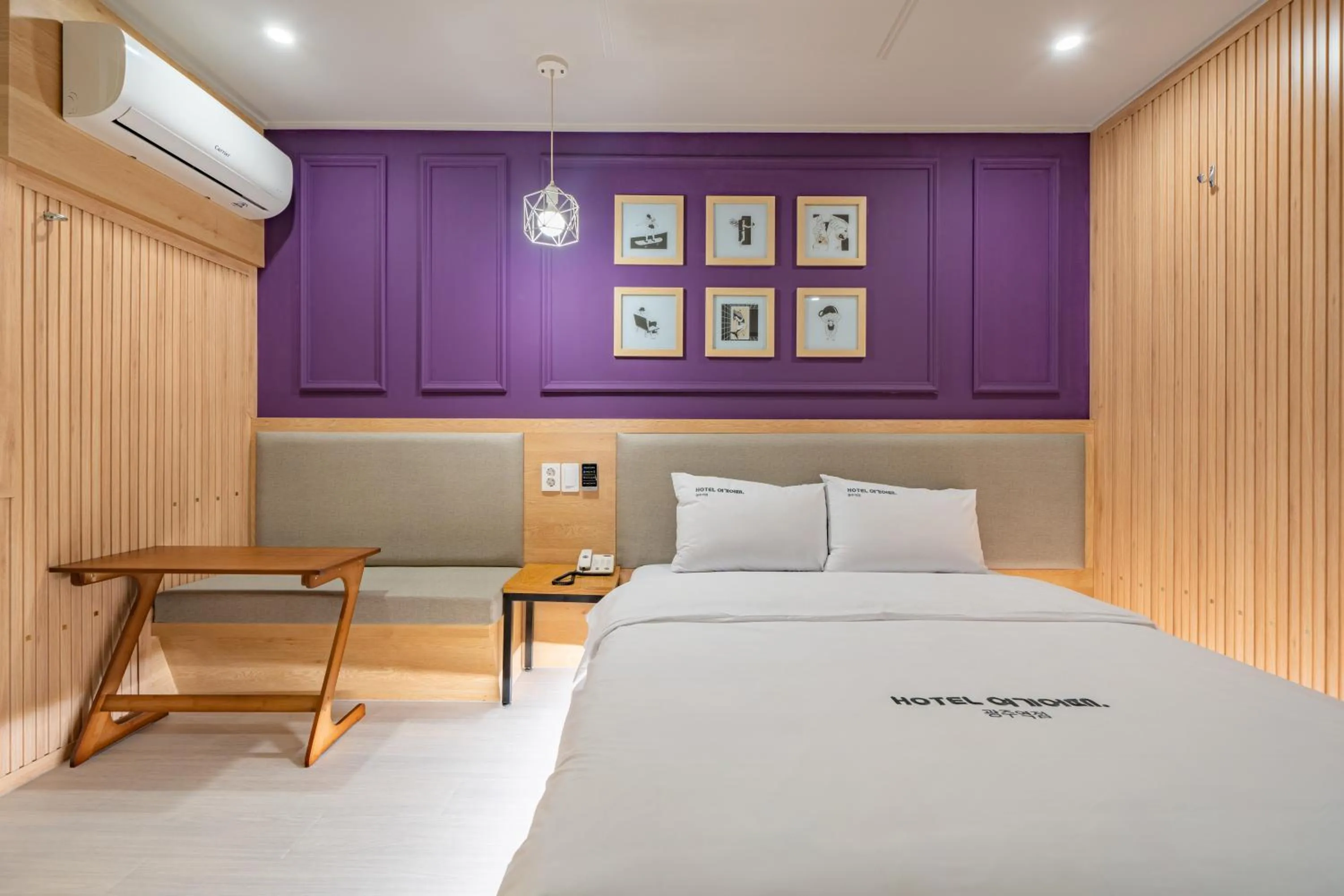 Bed in Hotel Yoegieottae Gwangju Station