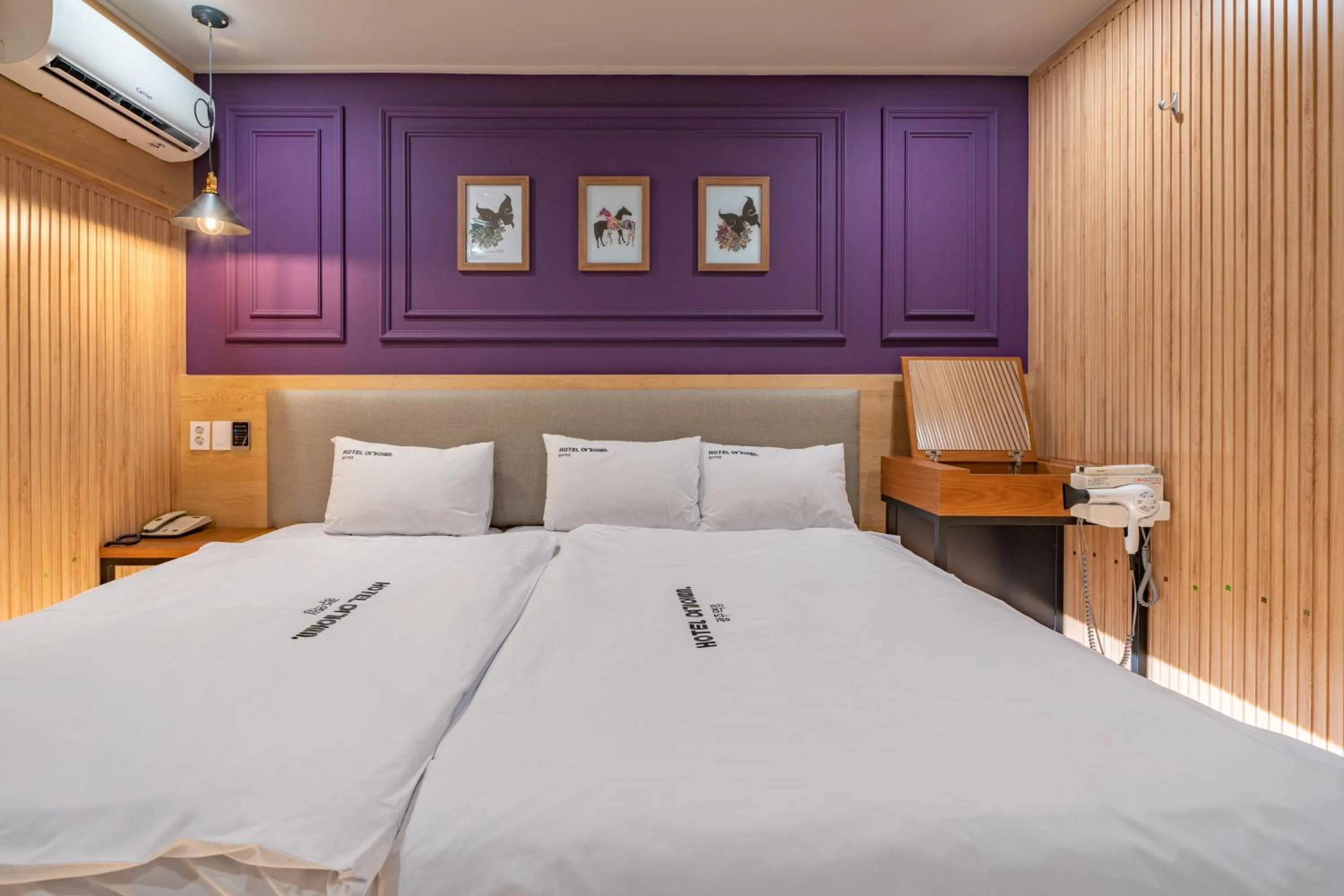 Bed in Hotel Yoegieottae Gwangju Station