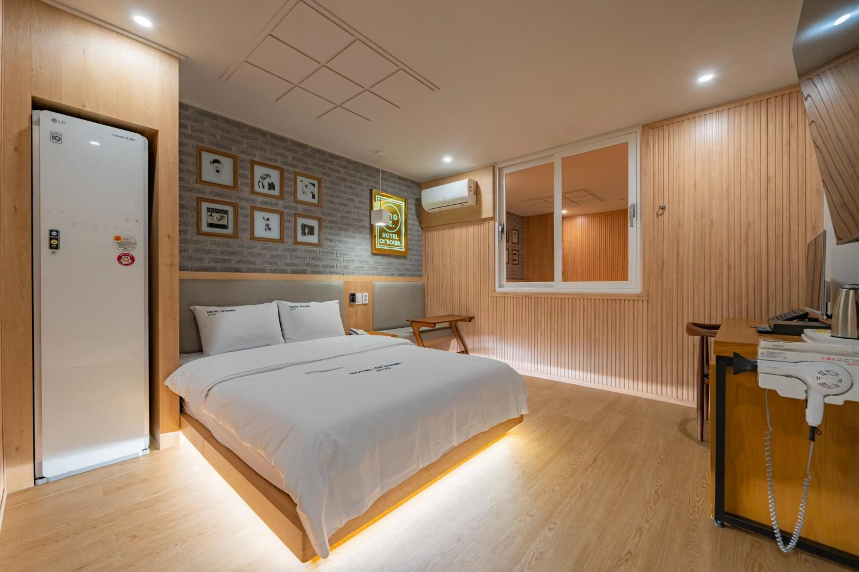 Bed in Hotel Yoegieottae Gwangju Station