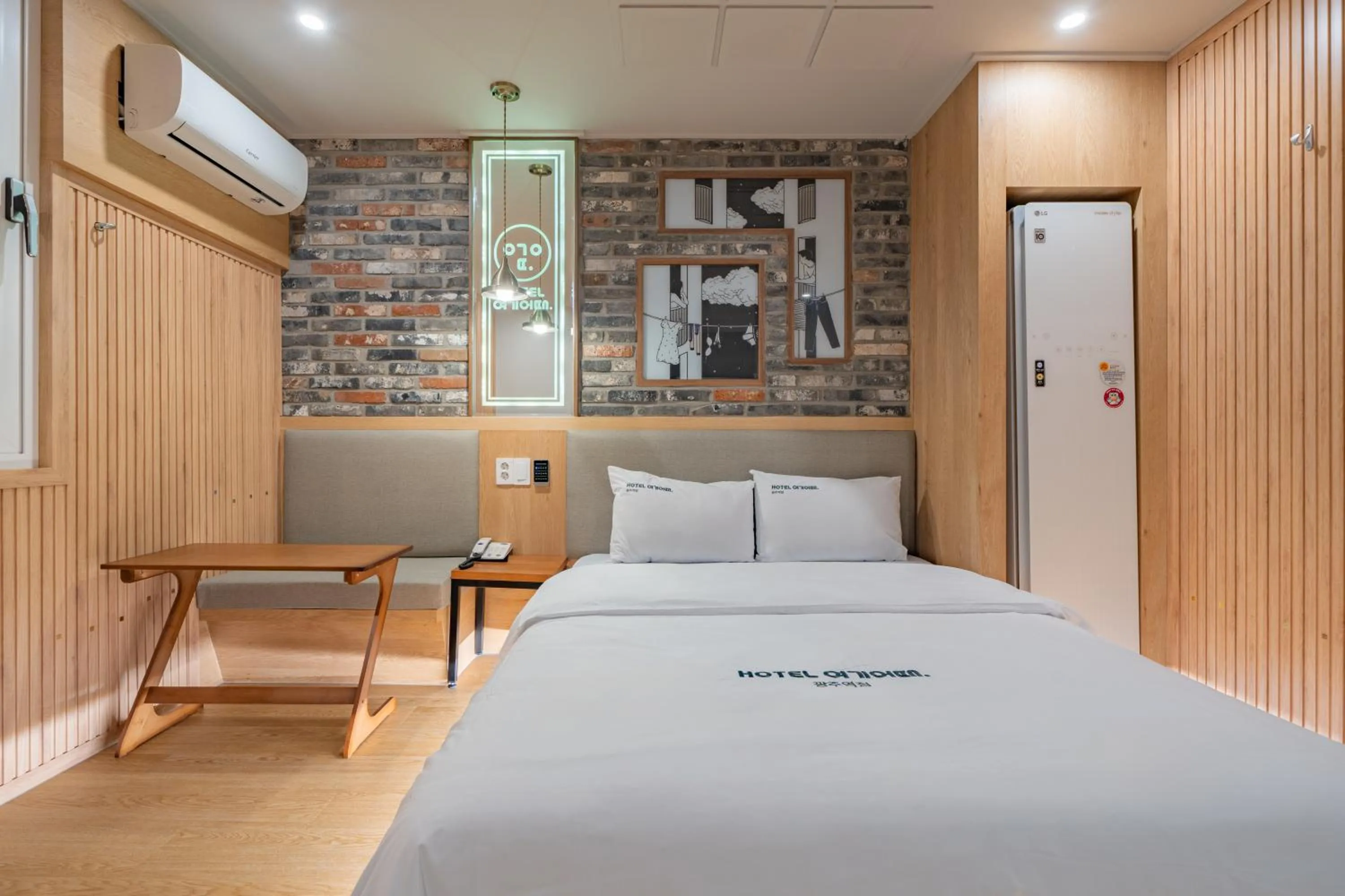 Bed in Hotel Yoegieottae Gwangju Station