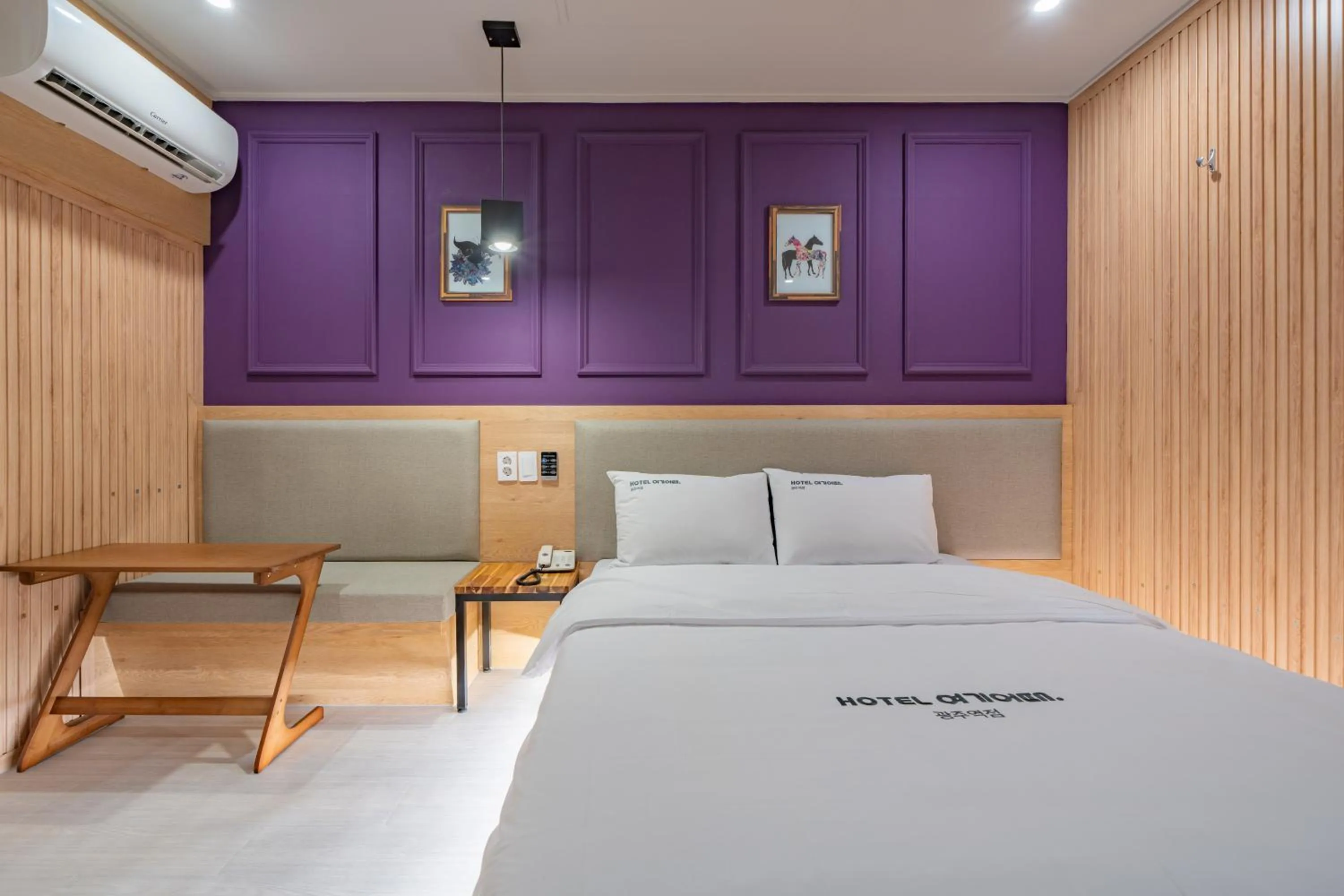 Bed in Hotel Yoegieottae Gwangju Station