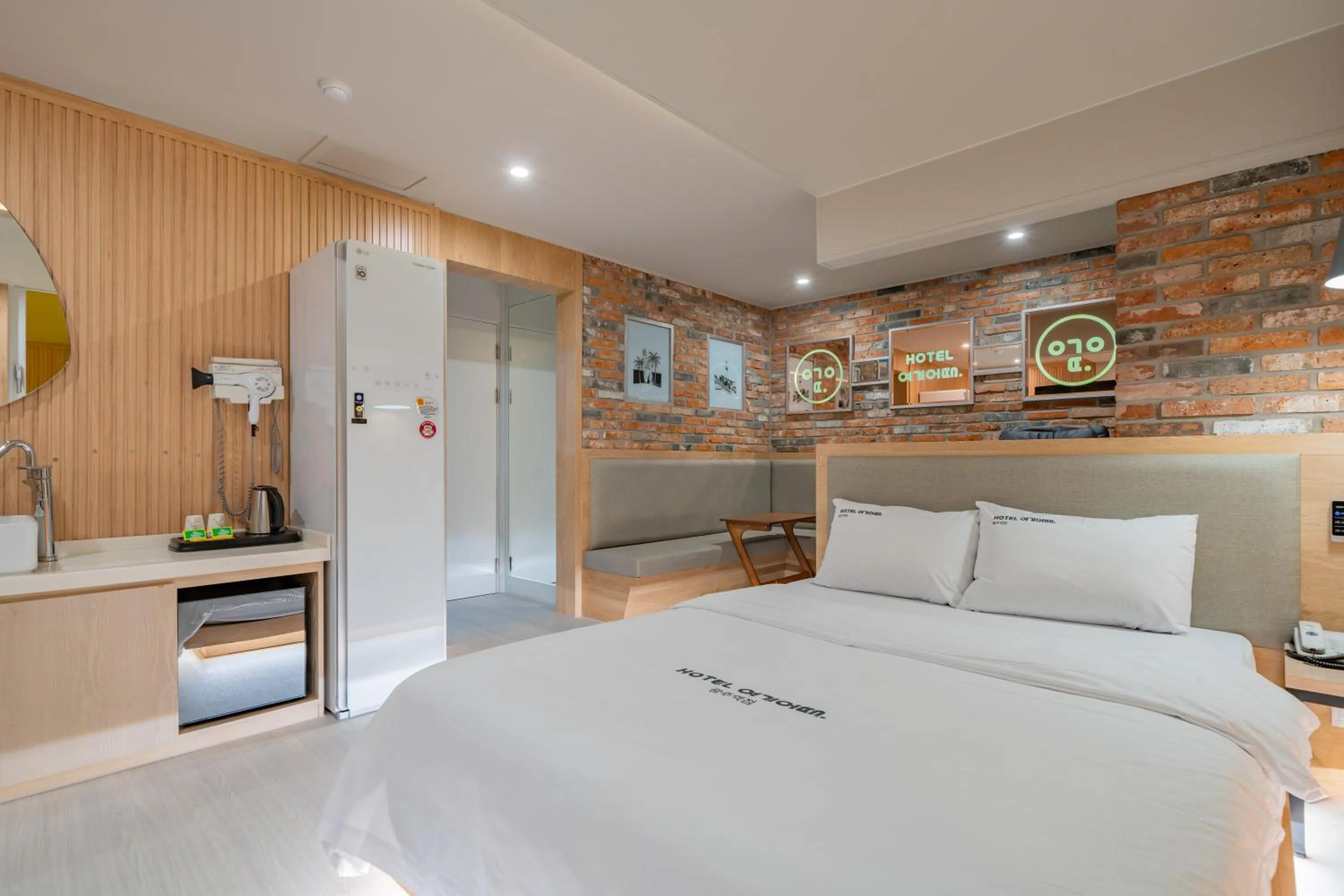 Bed in Hotel Yoegieottae Gwangju Station