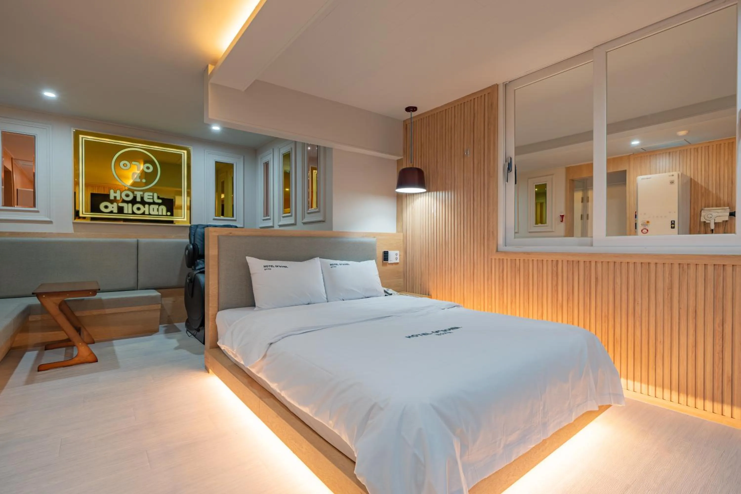 Bed in Hotel Yoegieottae Gwangju Station