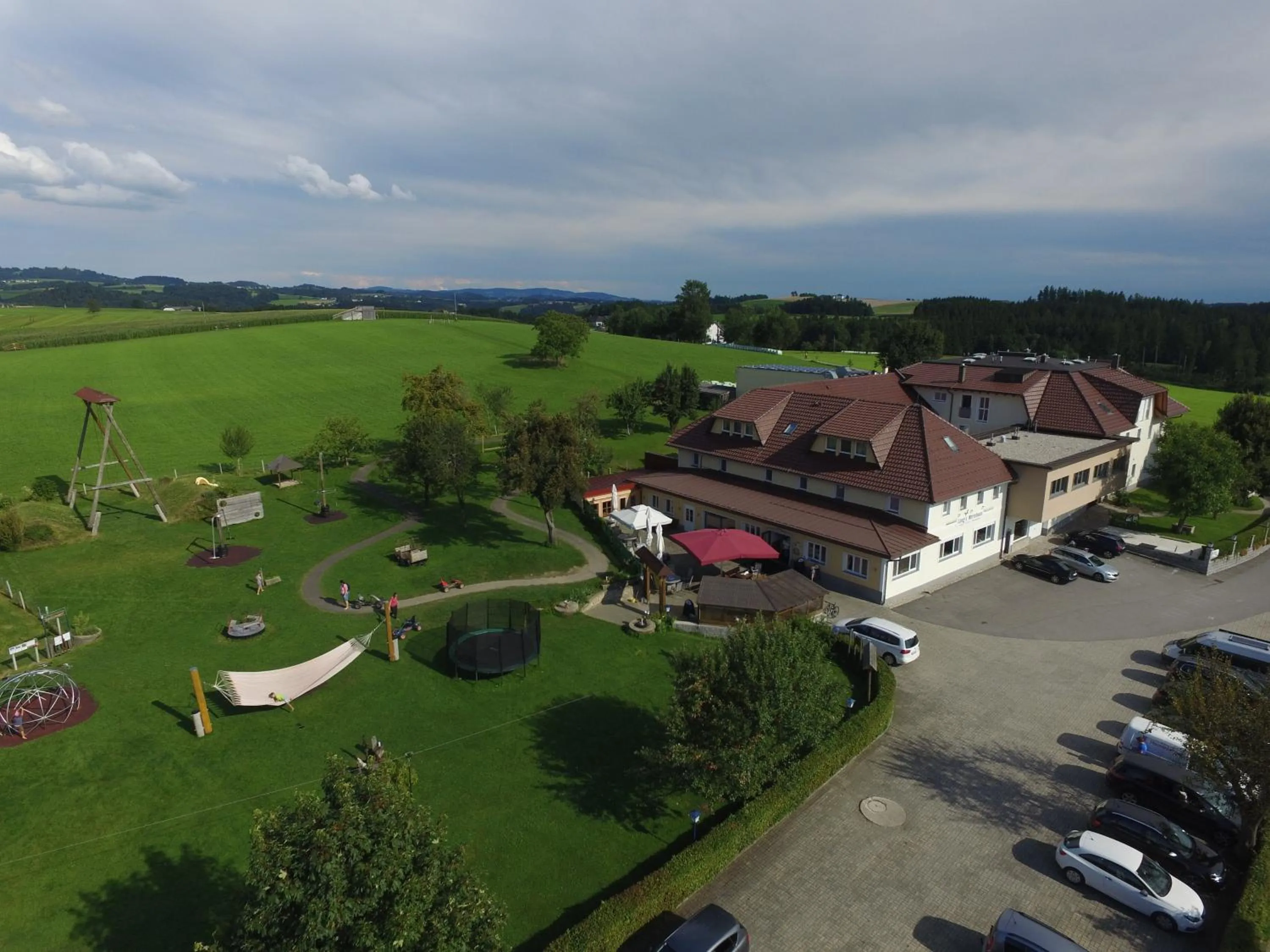 Bird's eye view in Langs Wirtshaus