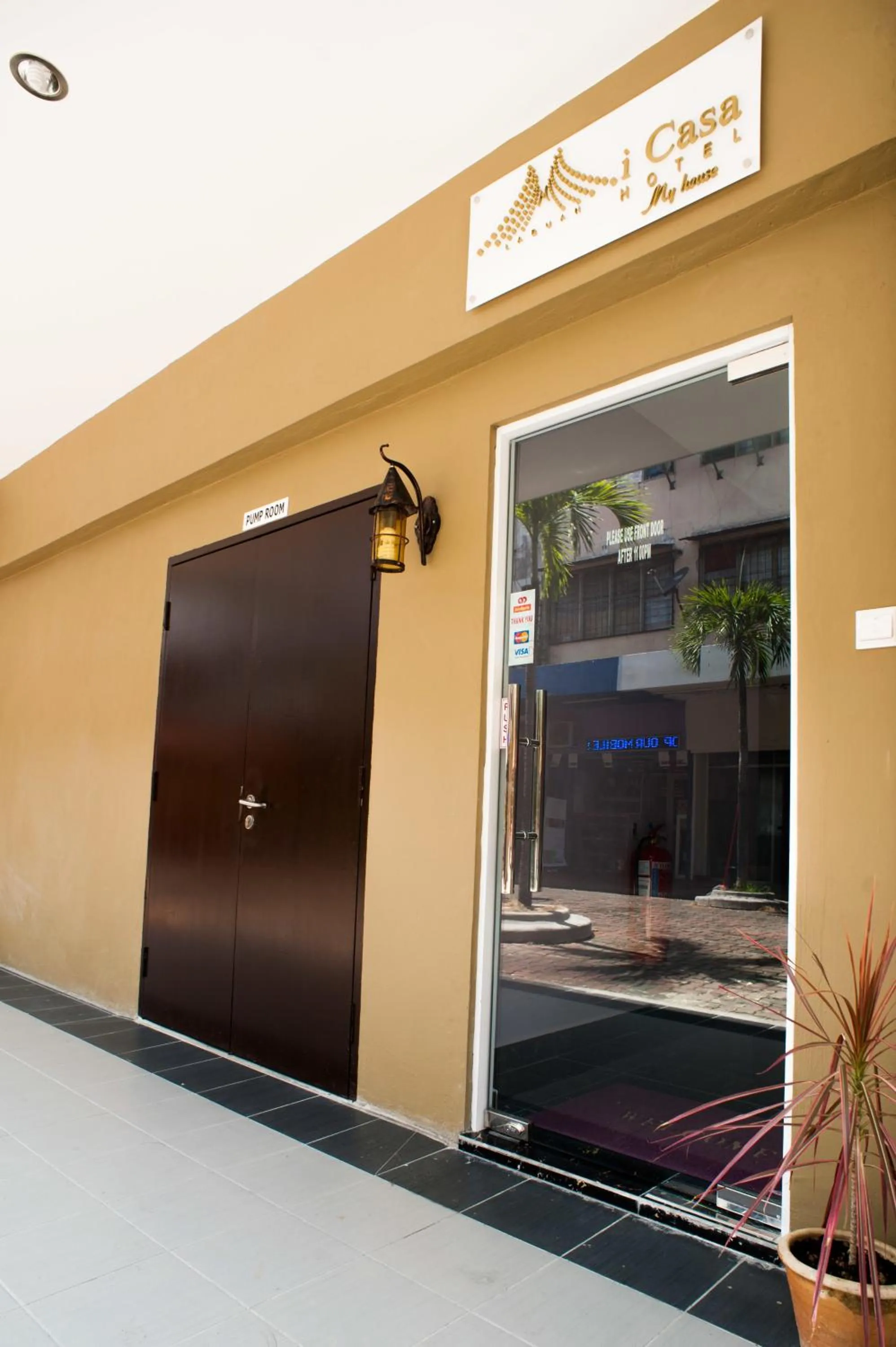 Facade/entrance in Micasa Hotel Labuan