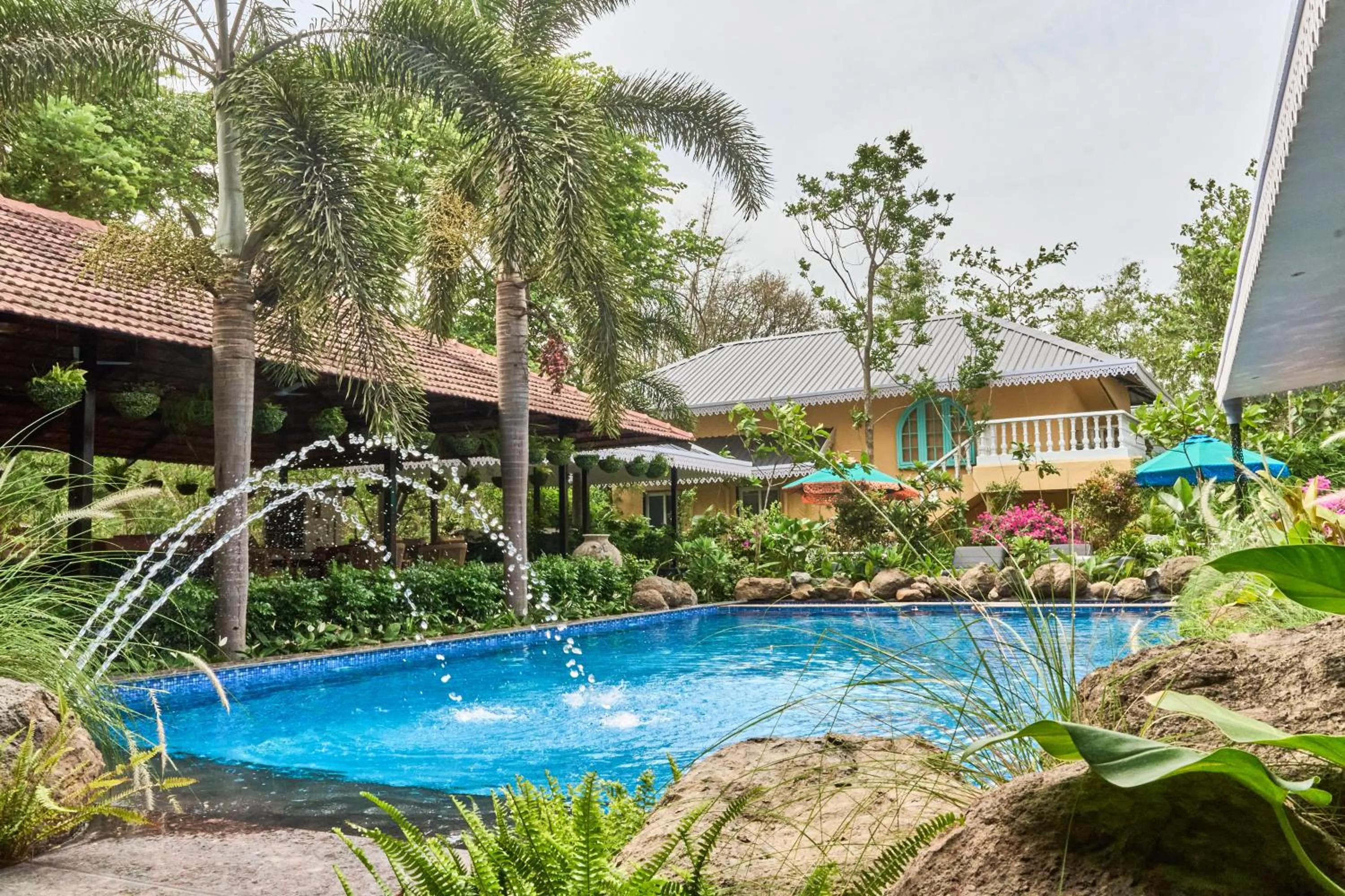 Swimming pool in Mayfair Manor Alibag