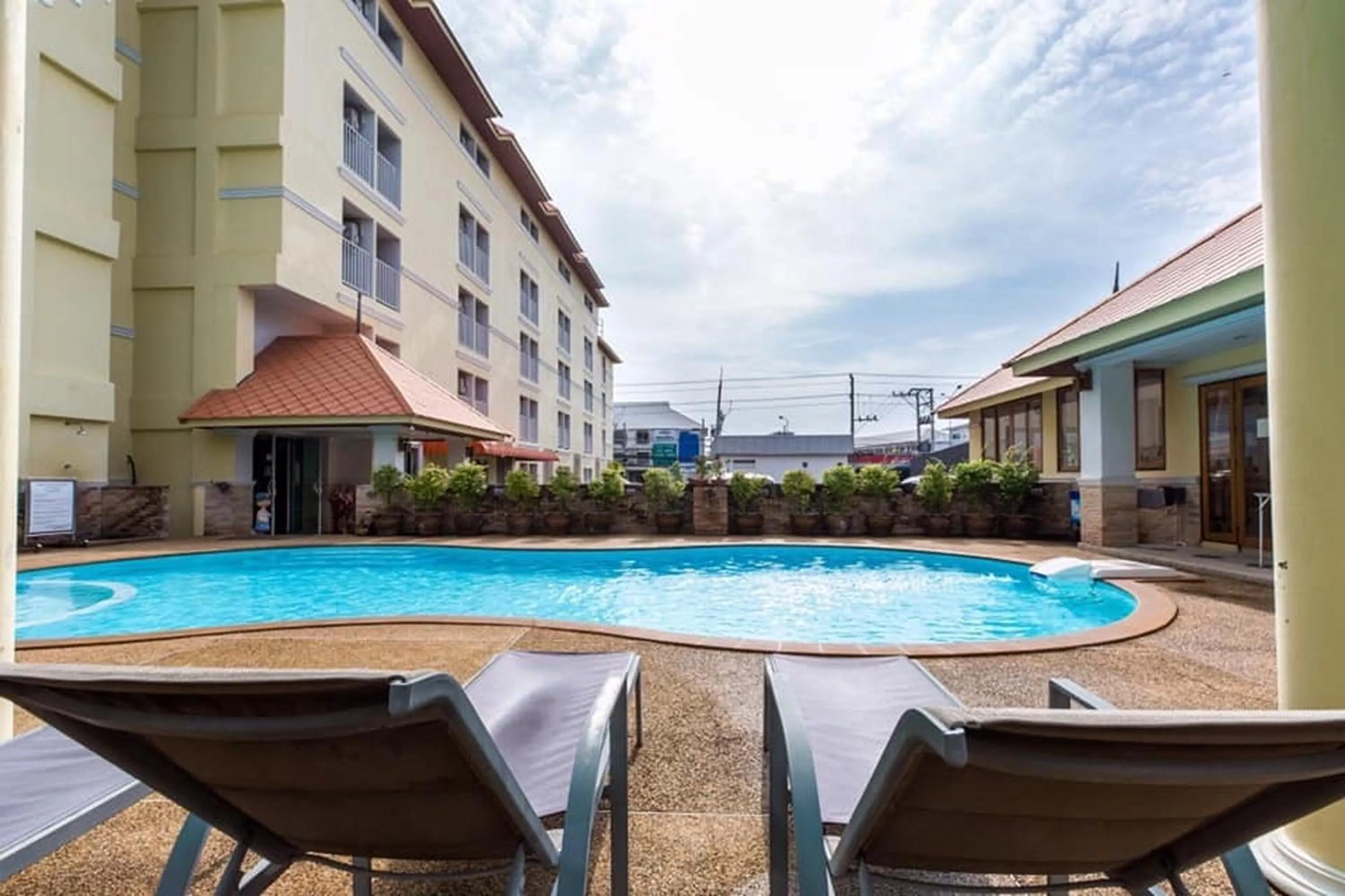 Swimming pool in Eco Hostel Hua Hin