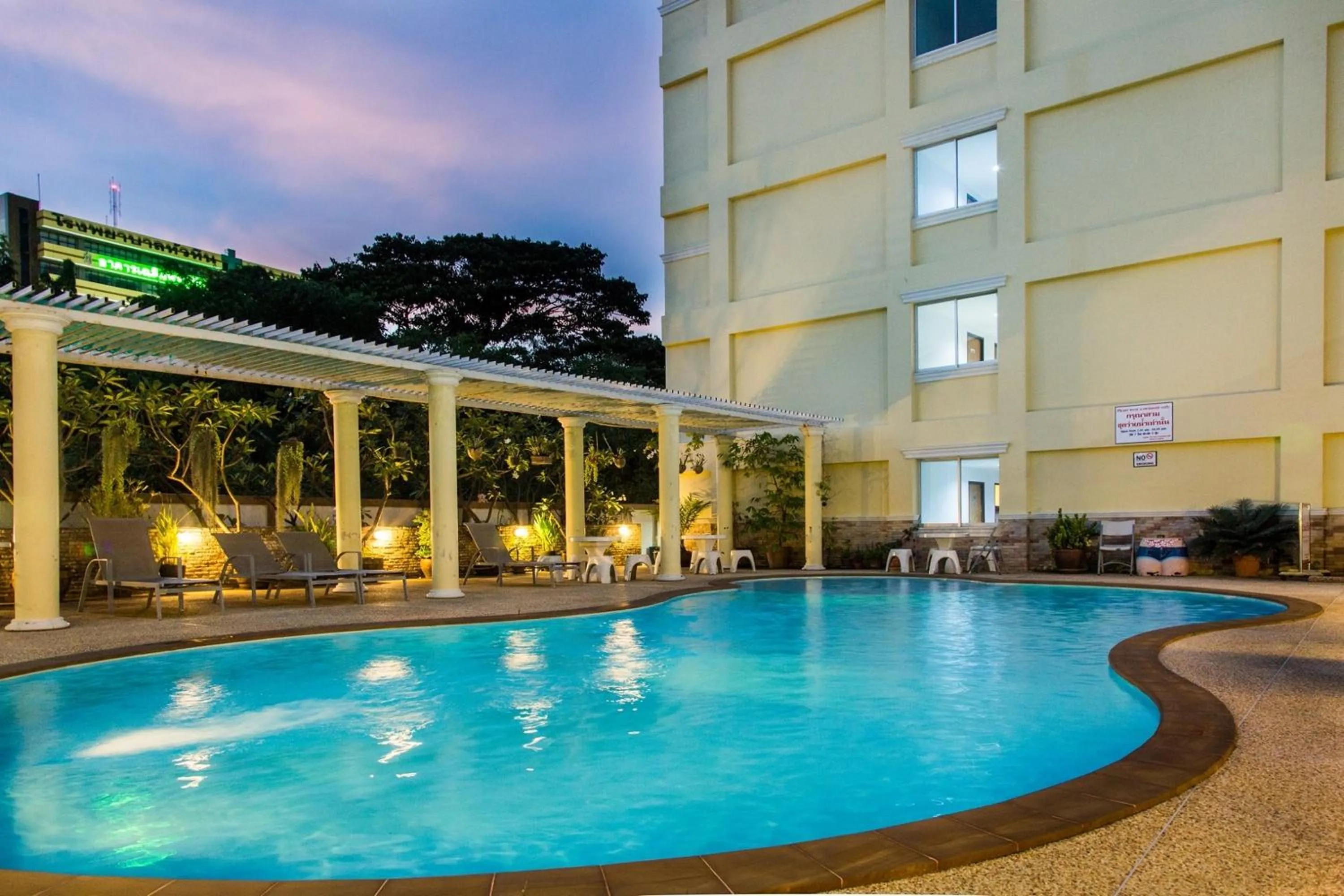 Swimming pool in Eco Hostel Hua Hin