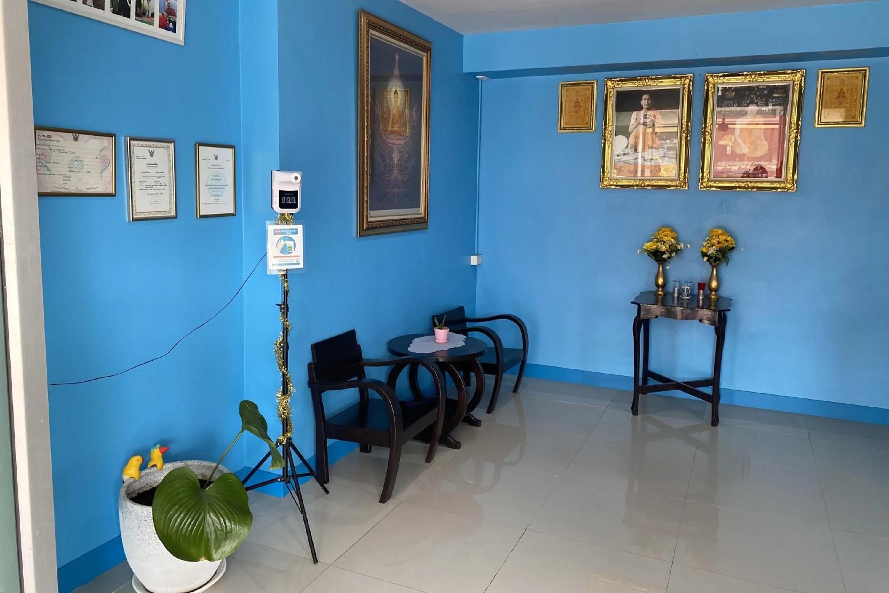 Seating area in Eco Hostel Hua Hin