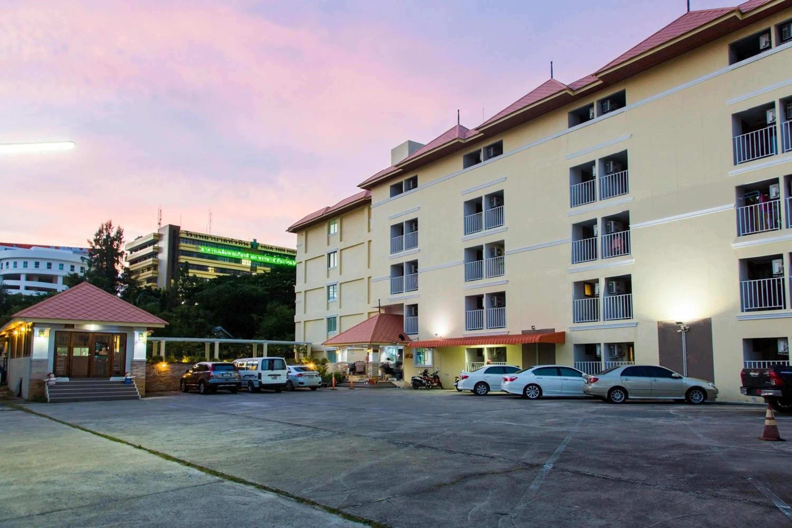 Property building in Eco Hostel Hua Hin