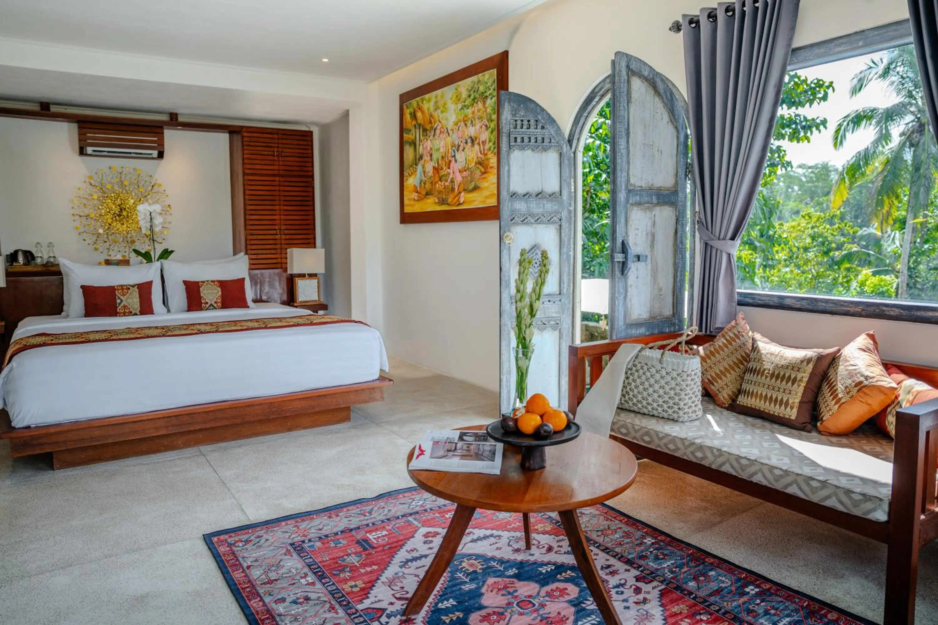 Bed in Hoshi Jungle Resort by Dhananjaya Hospitality