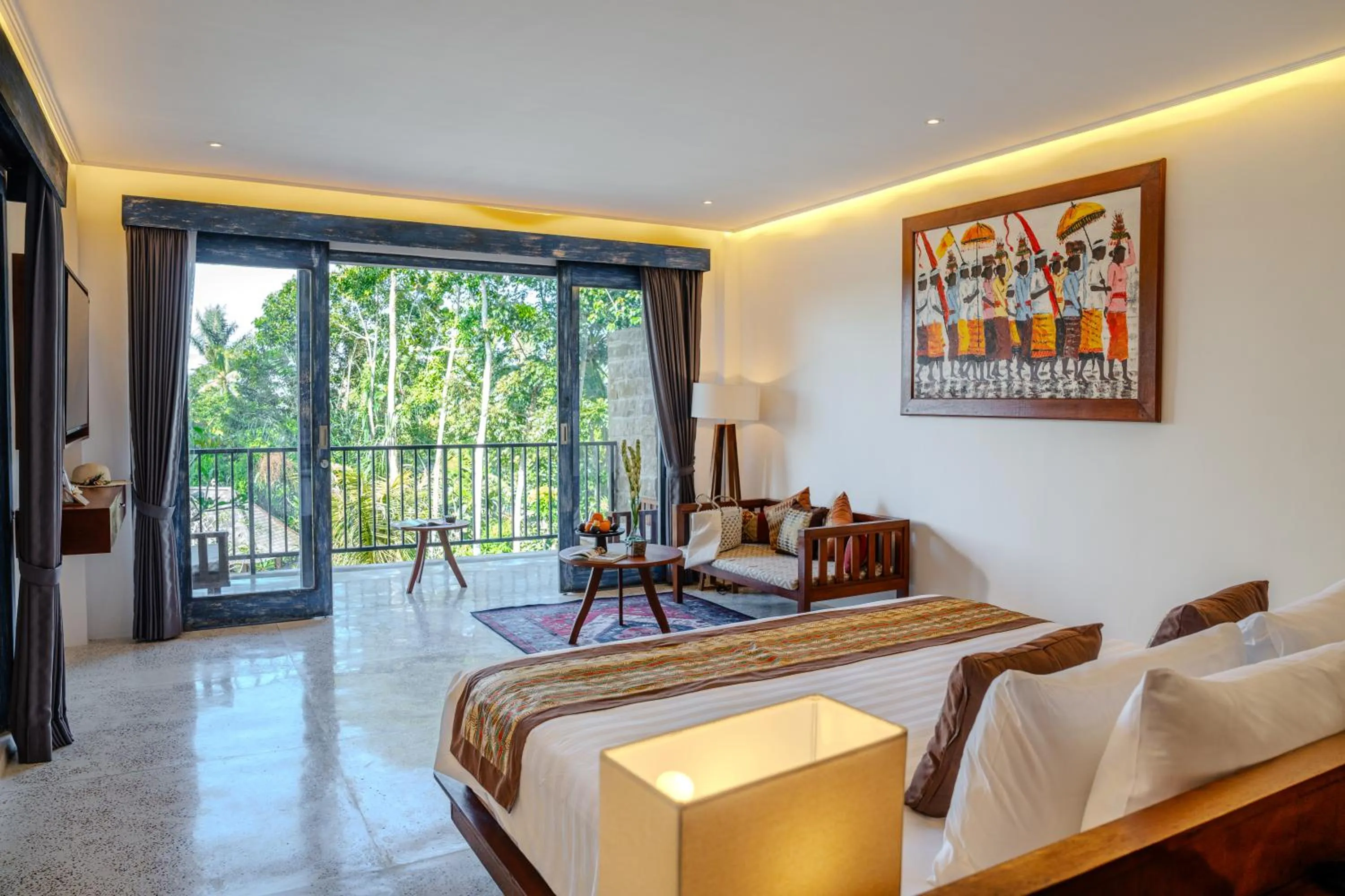 Balcony/Terrace in Hoshi Jungle Resort by Dhananjaya Hospitality