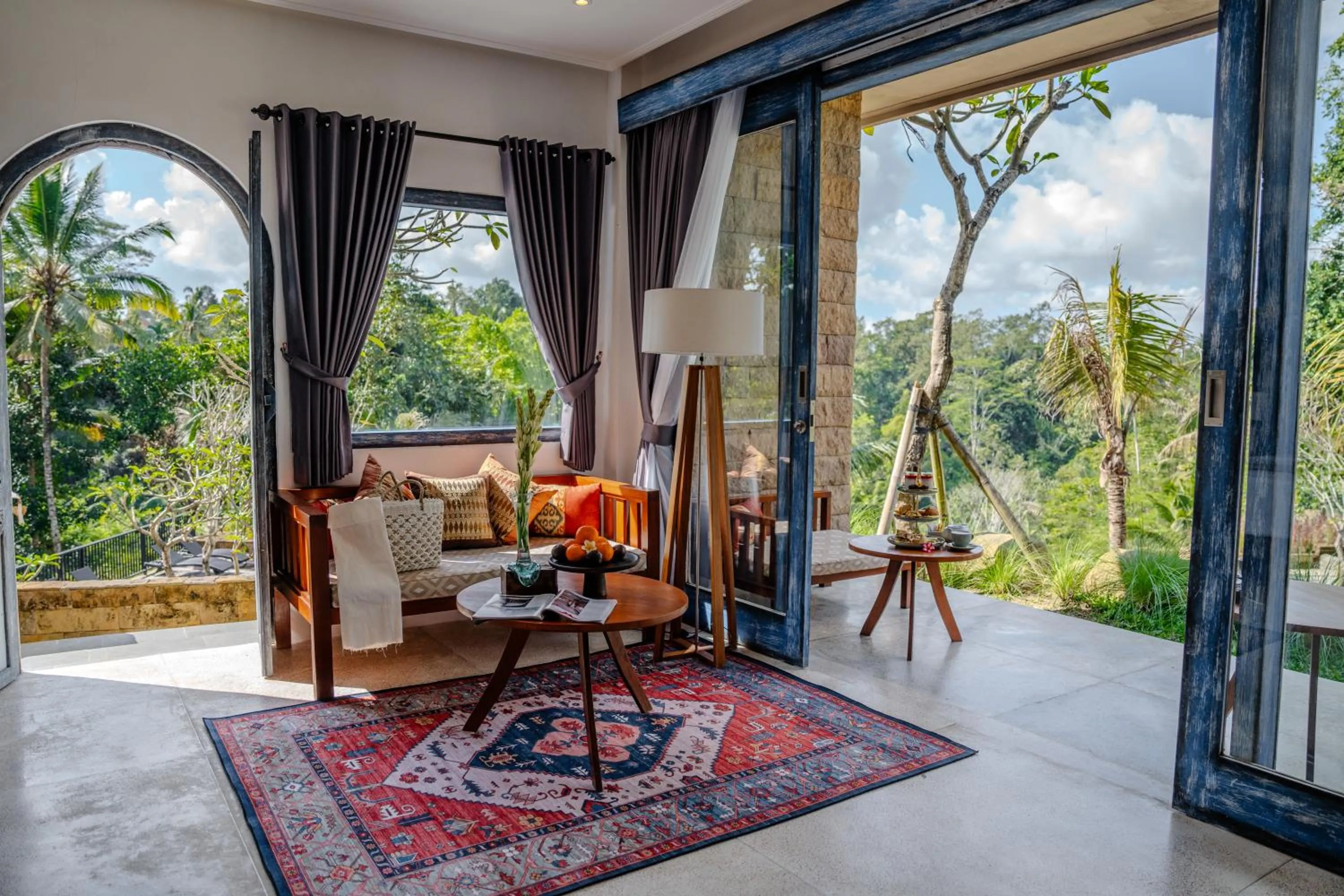 Balcony/Terrace in Hoshi Jungle Resort by Dhananjaya Hospitality