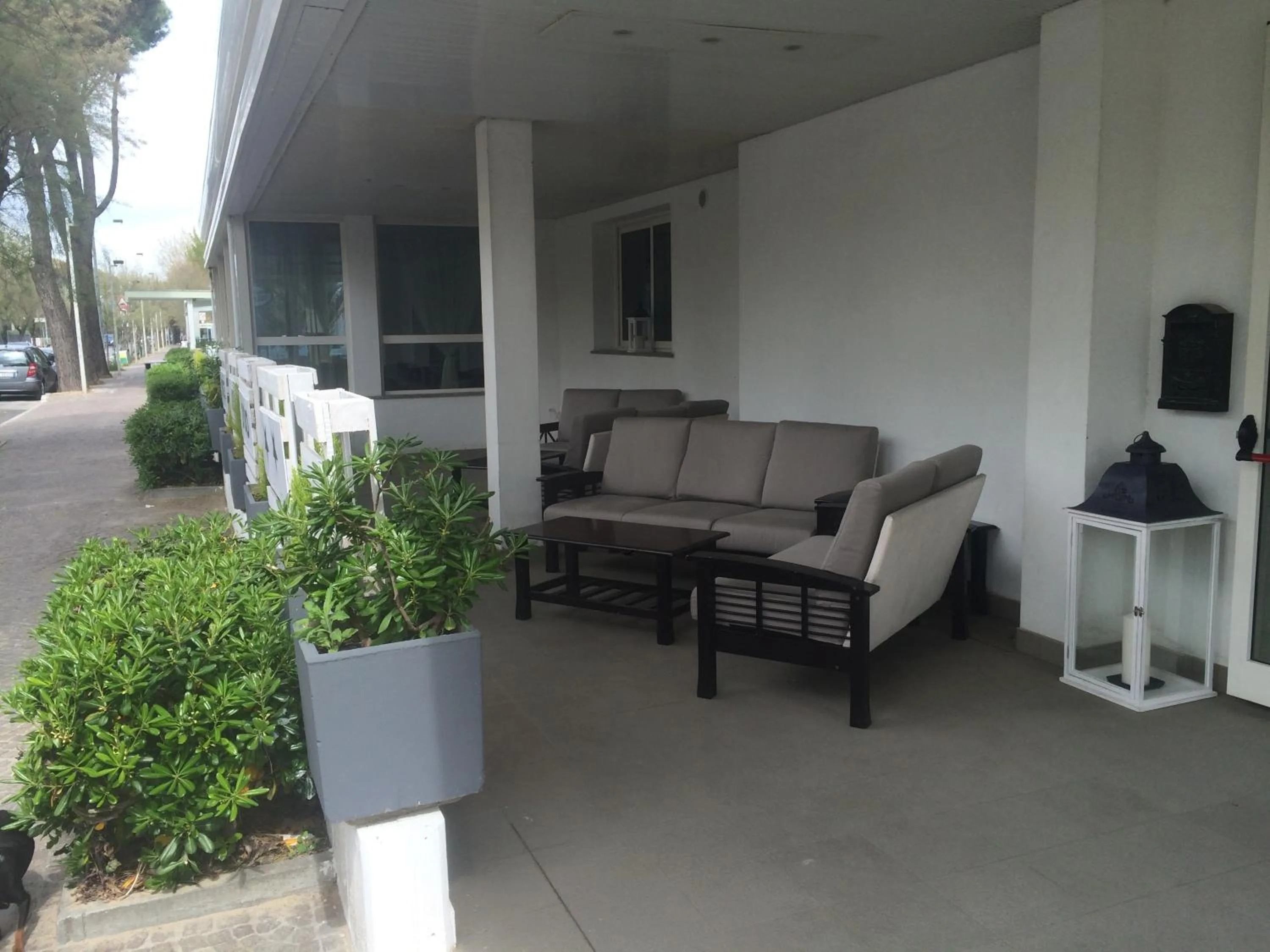 Patio in Hotel Vela D'Oro