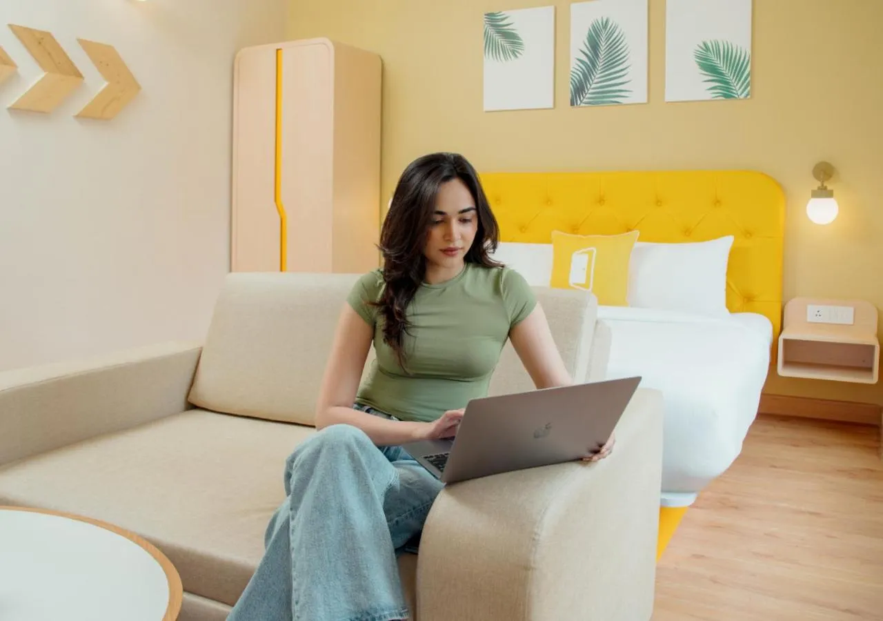 Bedroom in Bloom Hotel - DLF Cyber City