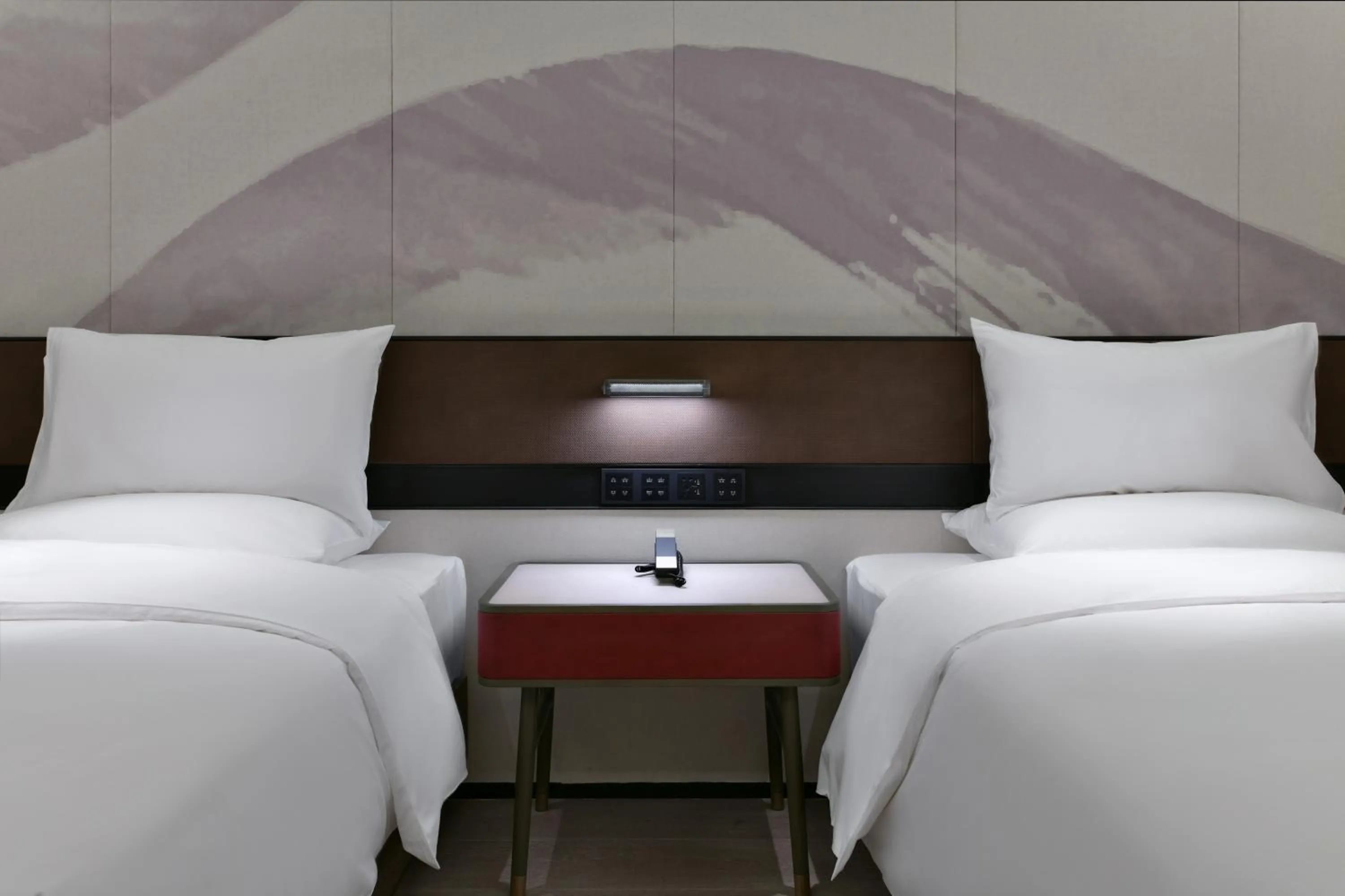 Bed in JOYA Chengdu Taikoo Li IFS