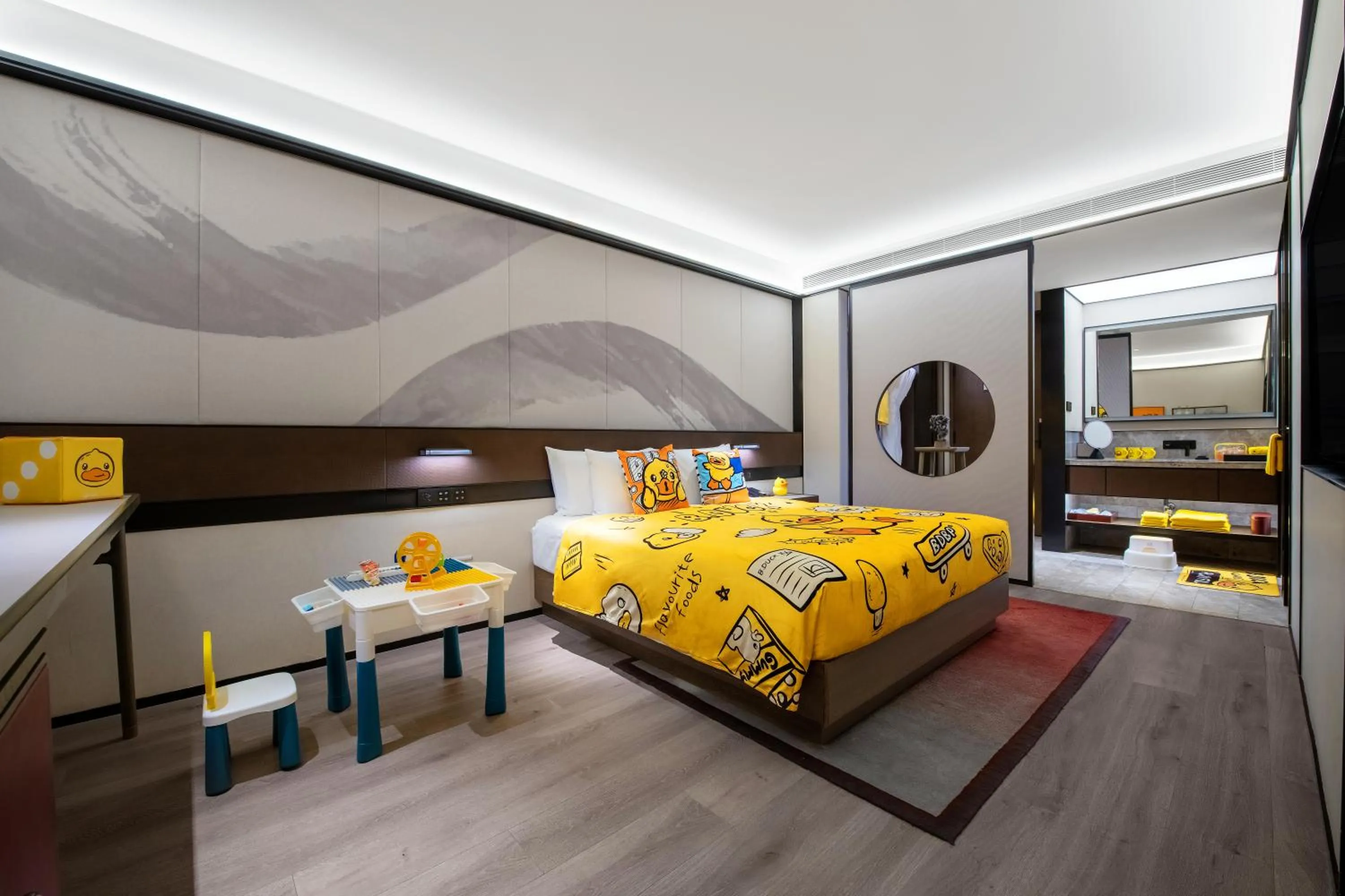 Bed in JOYA Chengdu Taikoo Li IFS