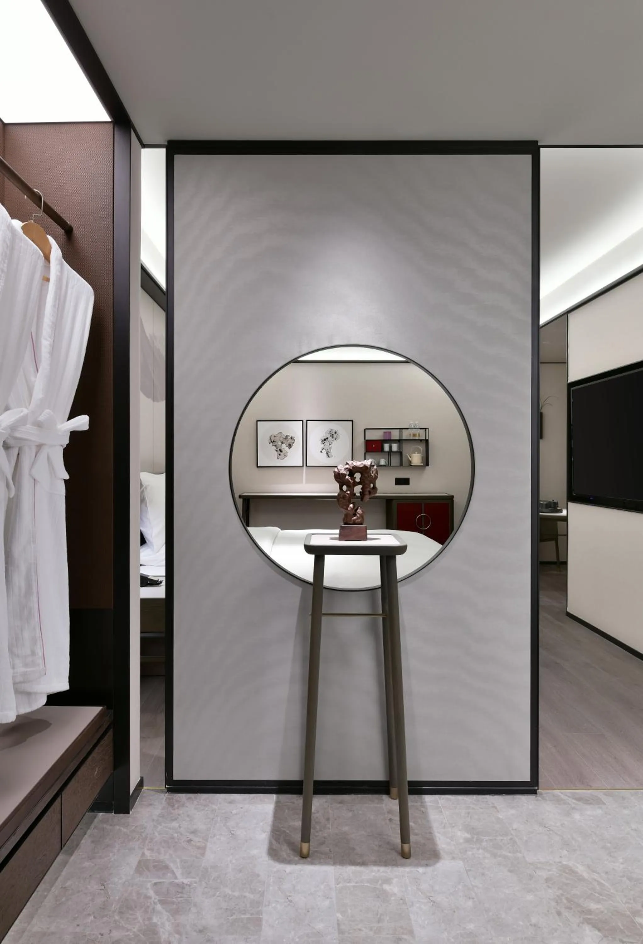 Bedroom, Bed in JOYA Chengdu Taikoo Li IFS