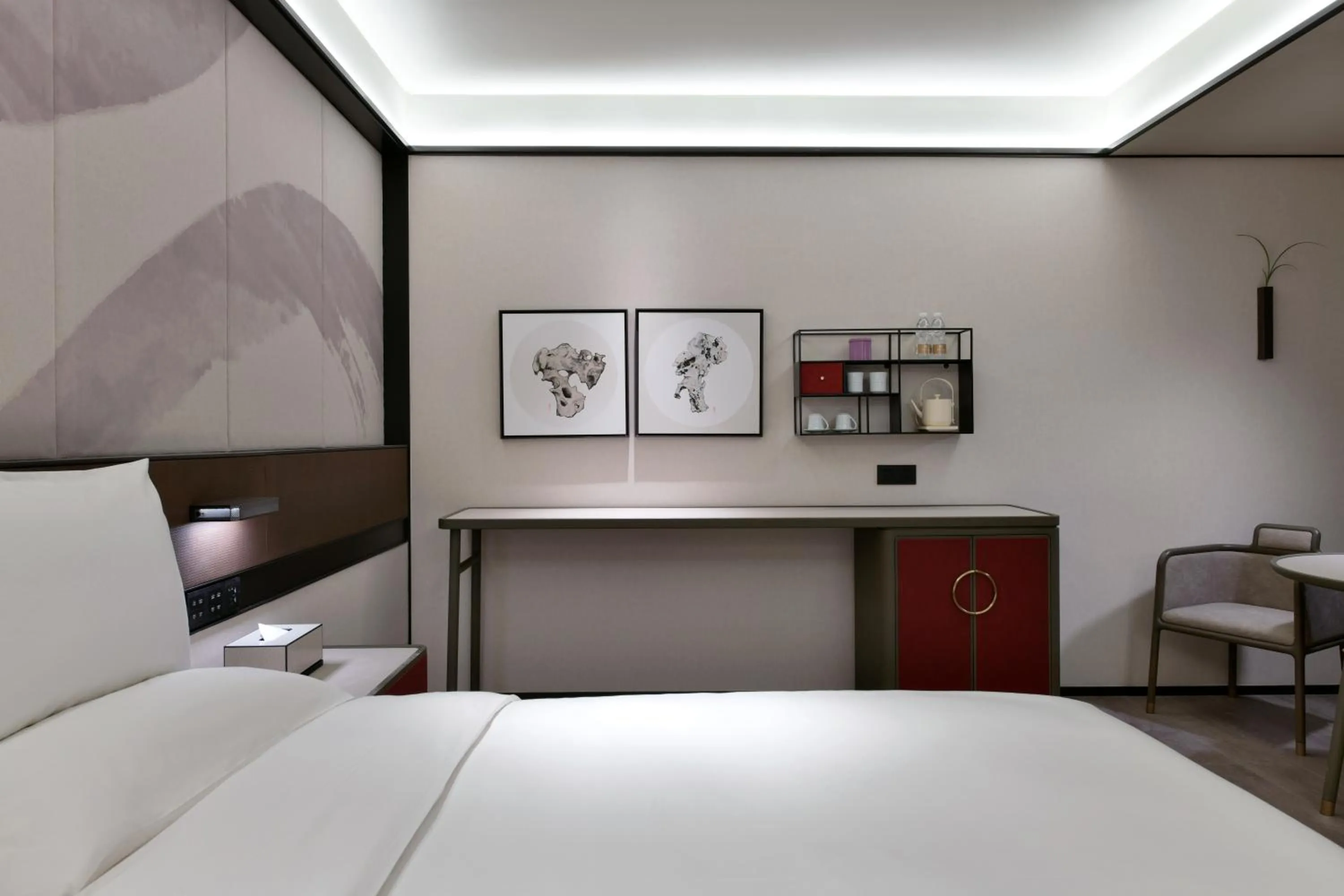 Bed in JOYA Chengdu Taikoo Li IFS