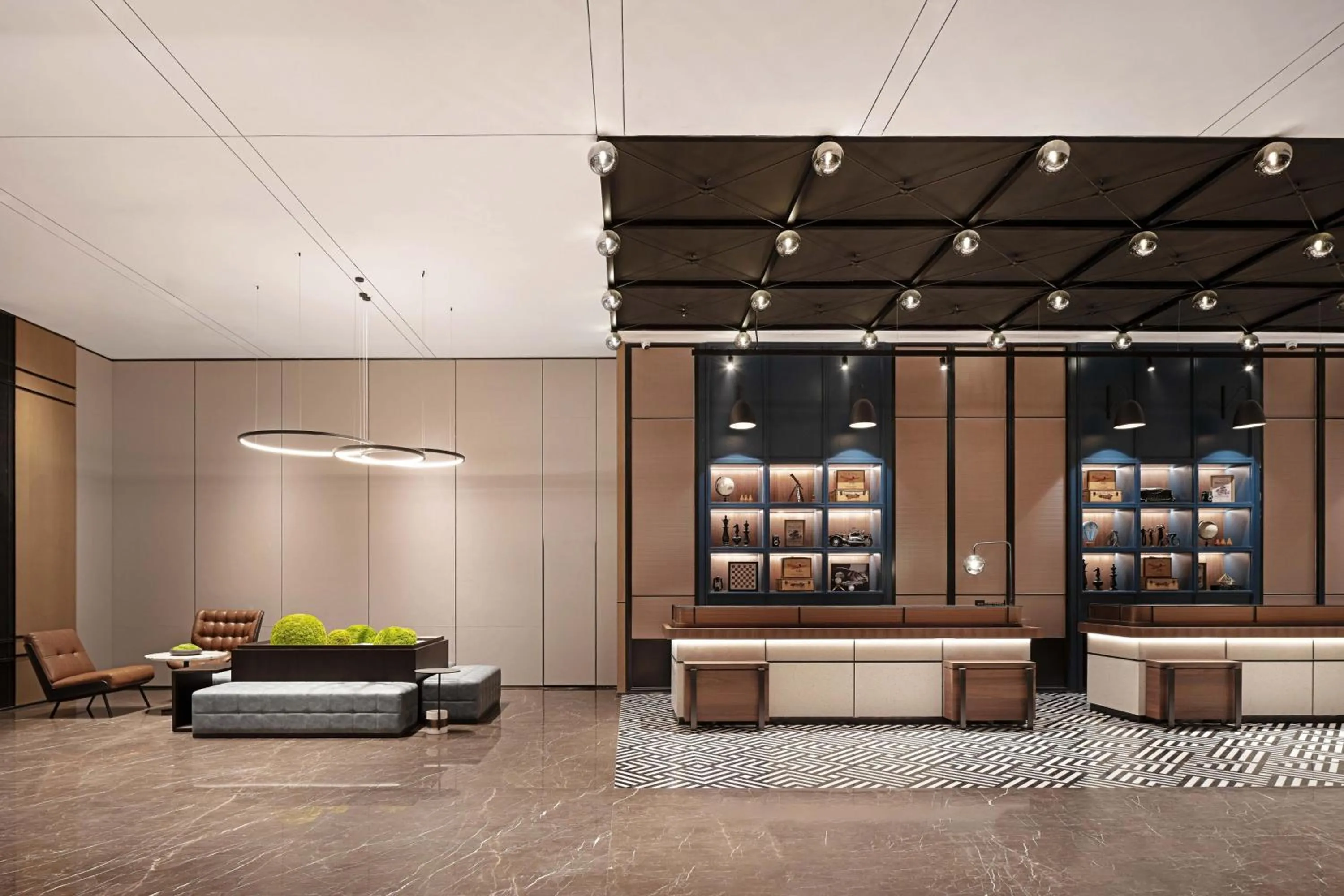 Lobby or reception in Four Points by Sheraton Chengdu, Chunxi Road