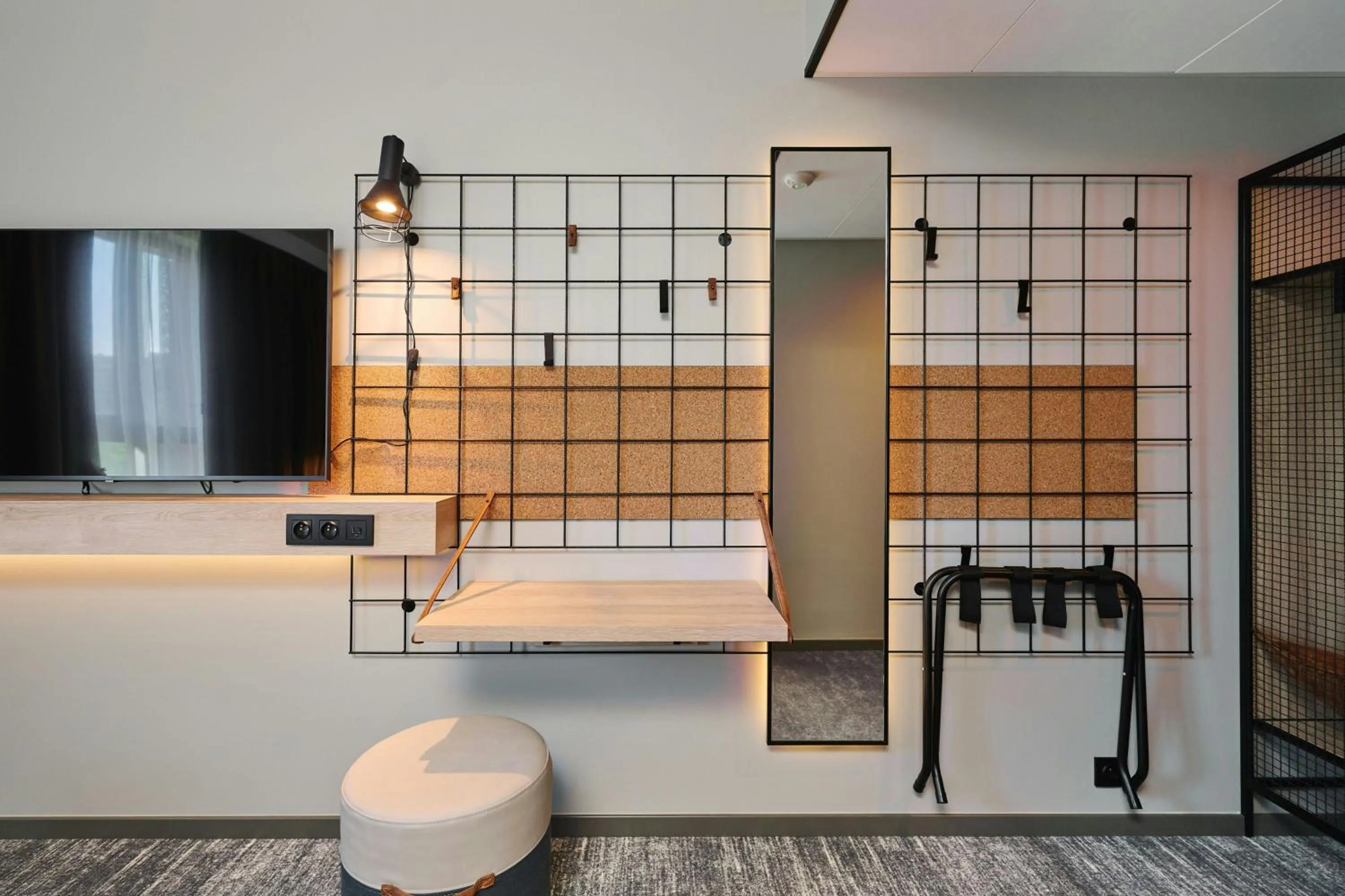 Bedroom in Moxy Warsaw City