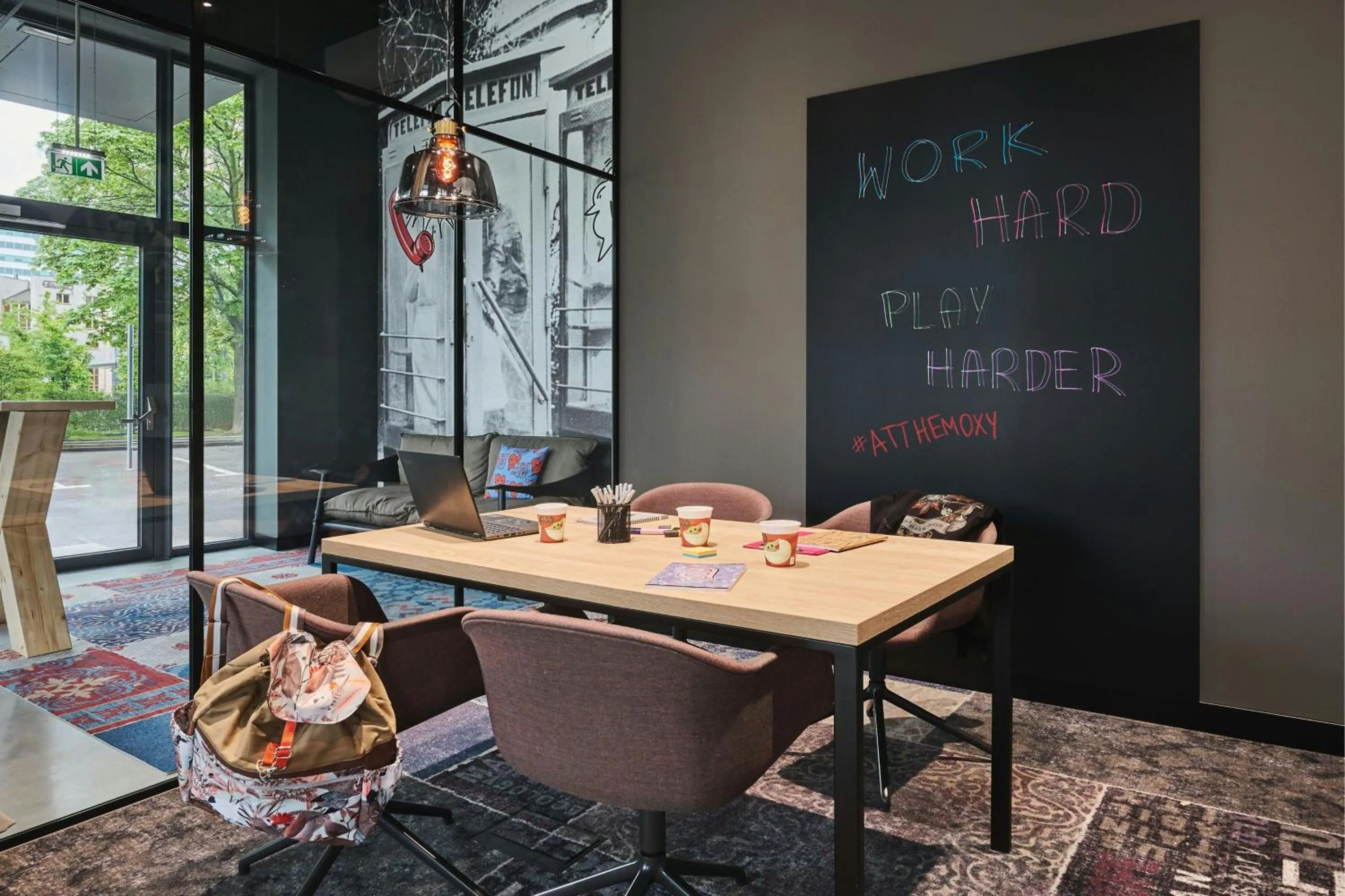 Meeting/conference room in Moxy Warsaw City