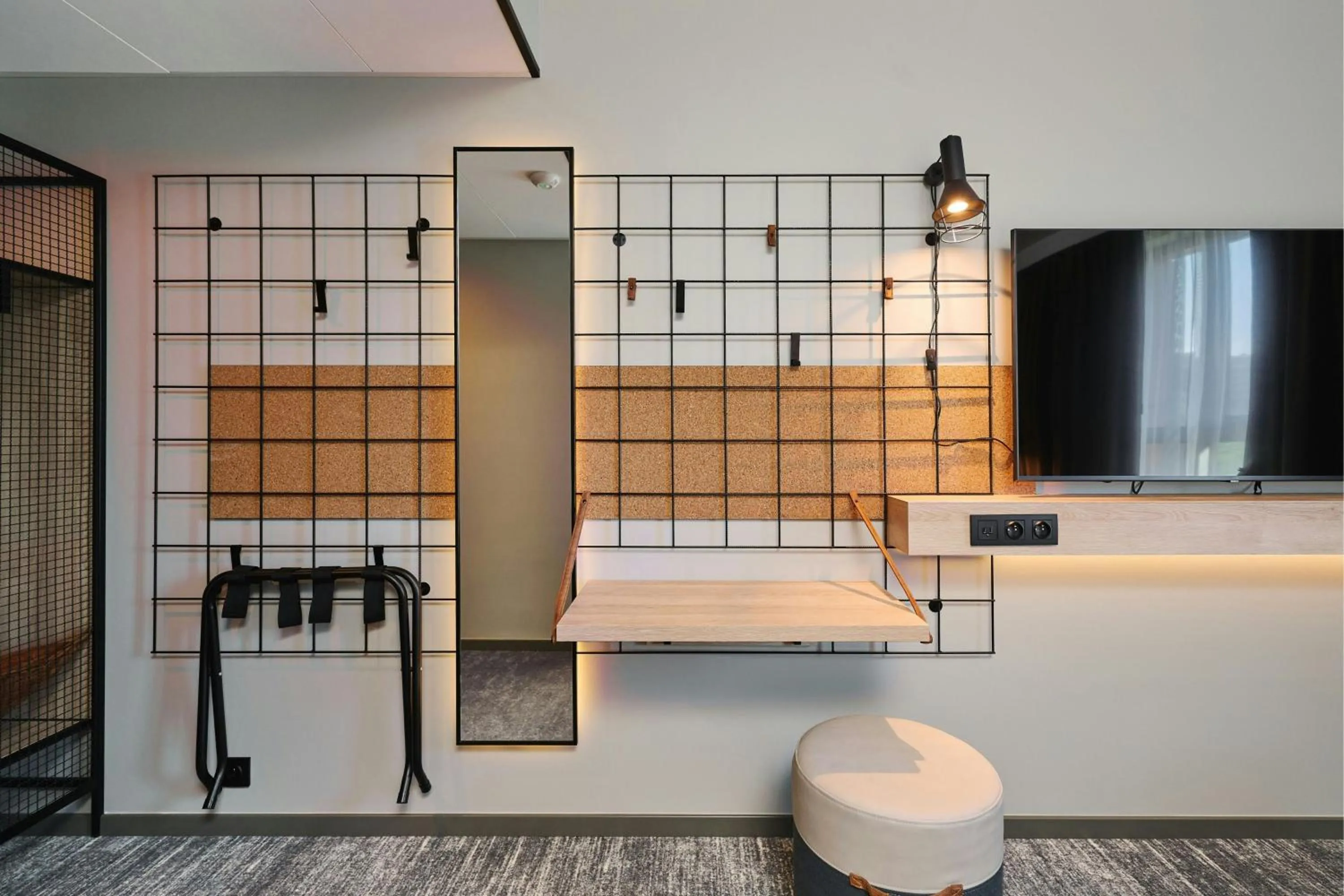 Bedroom in Moxy Warsaw City