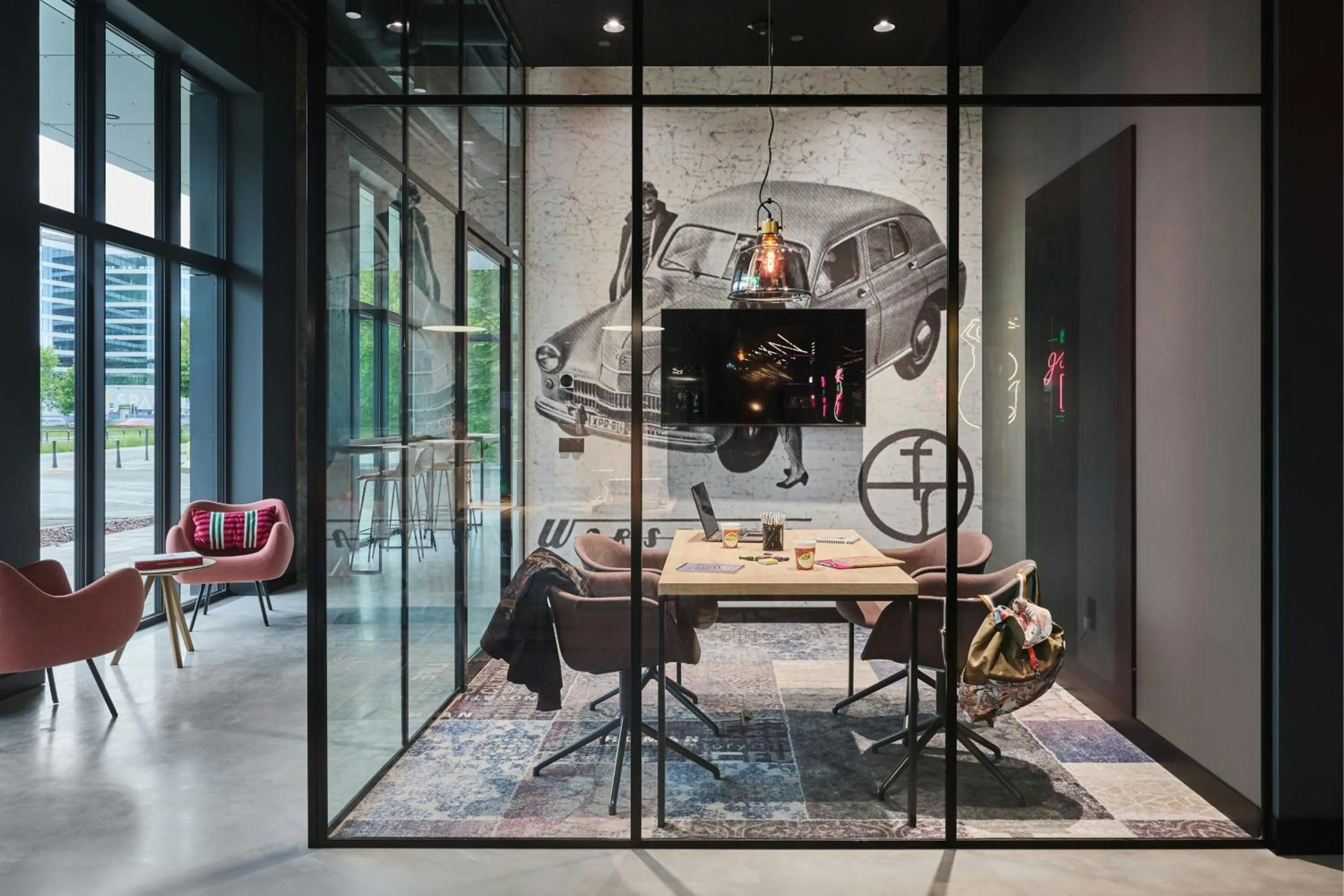 Meeting/conference room in Moxy Warsaw City
