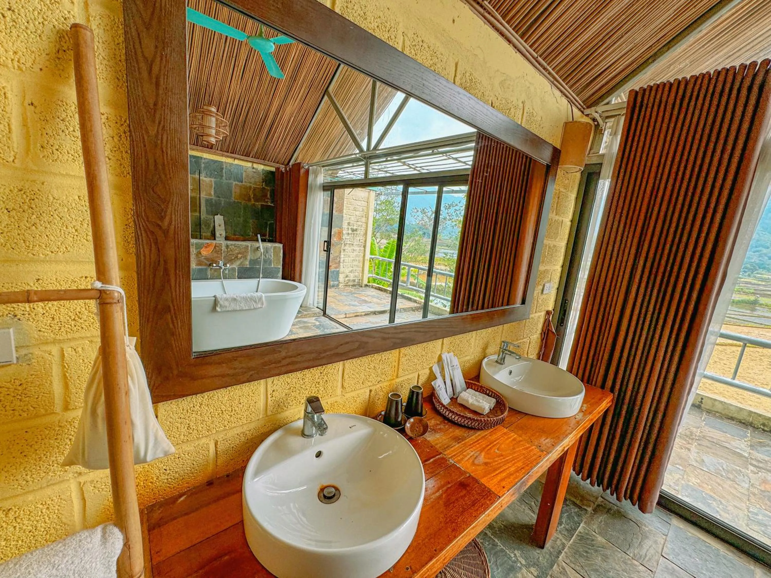 Bathroom in Mai Chau Villas
