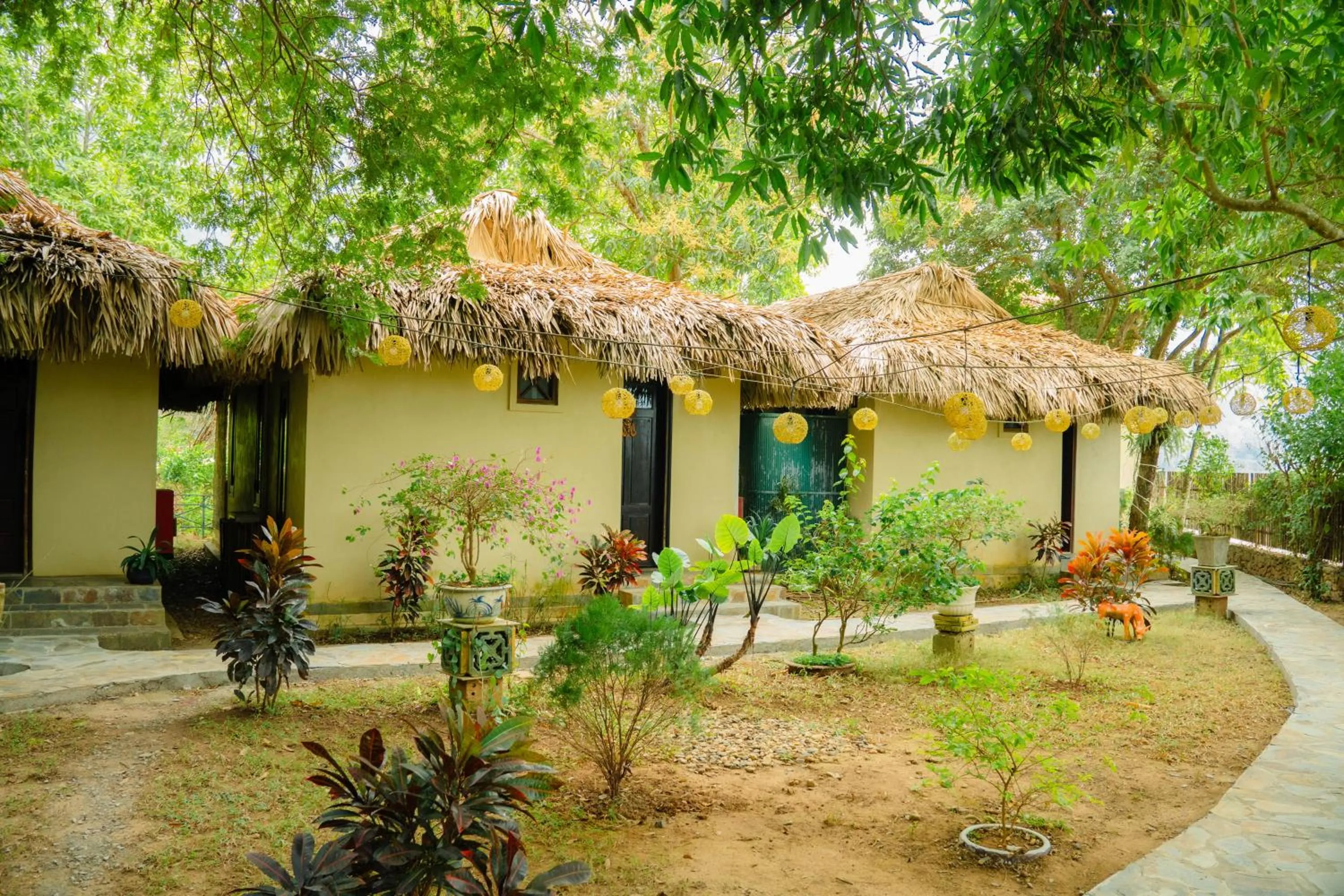 Patio in Mai Chau Villas