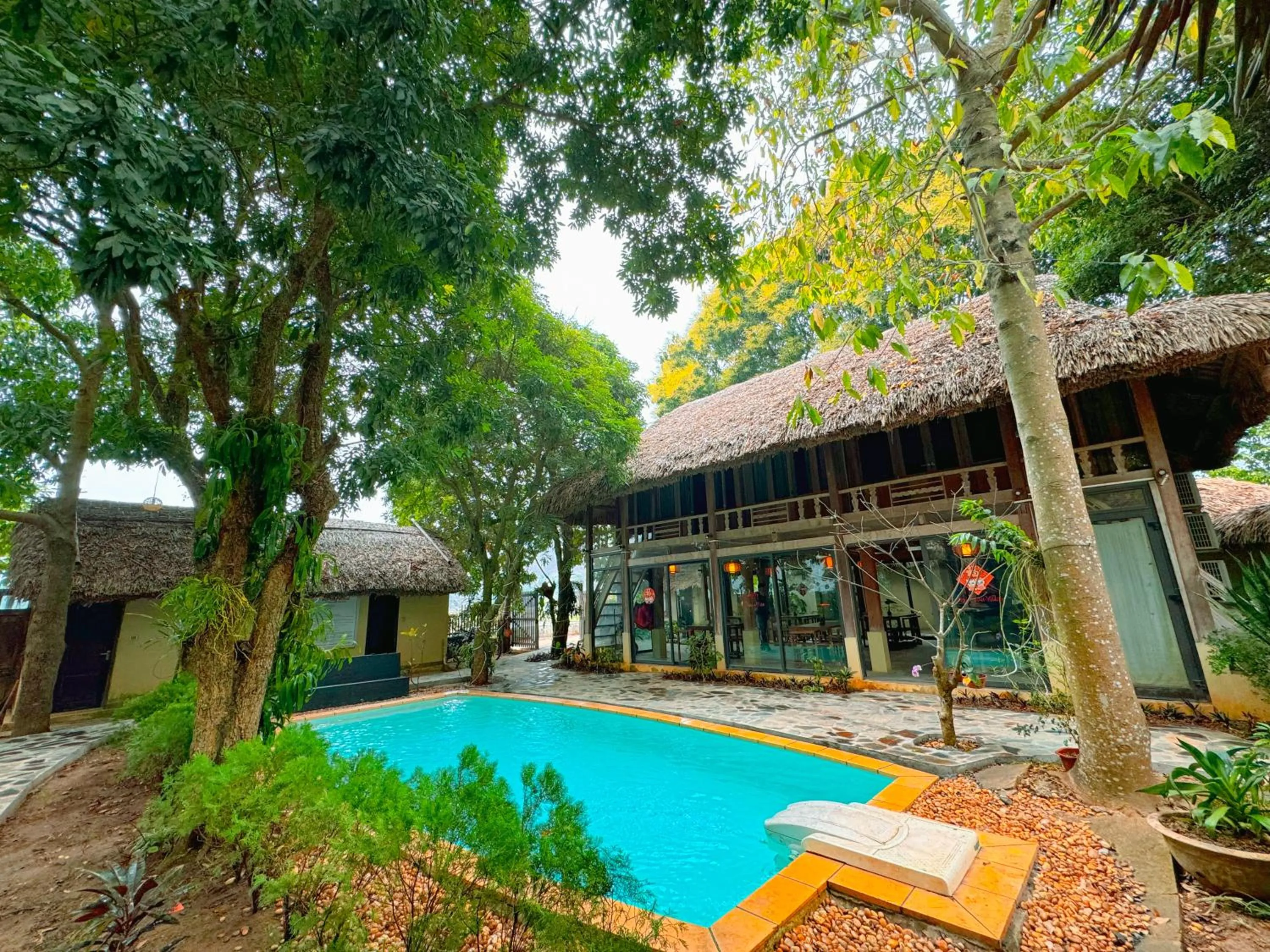 Swimming pool in Mai Chau Villas