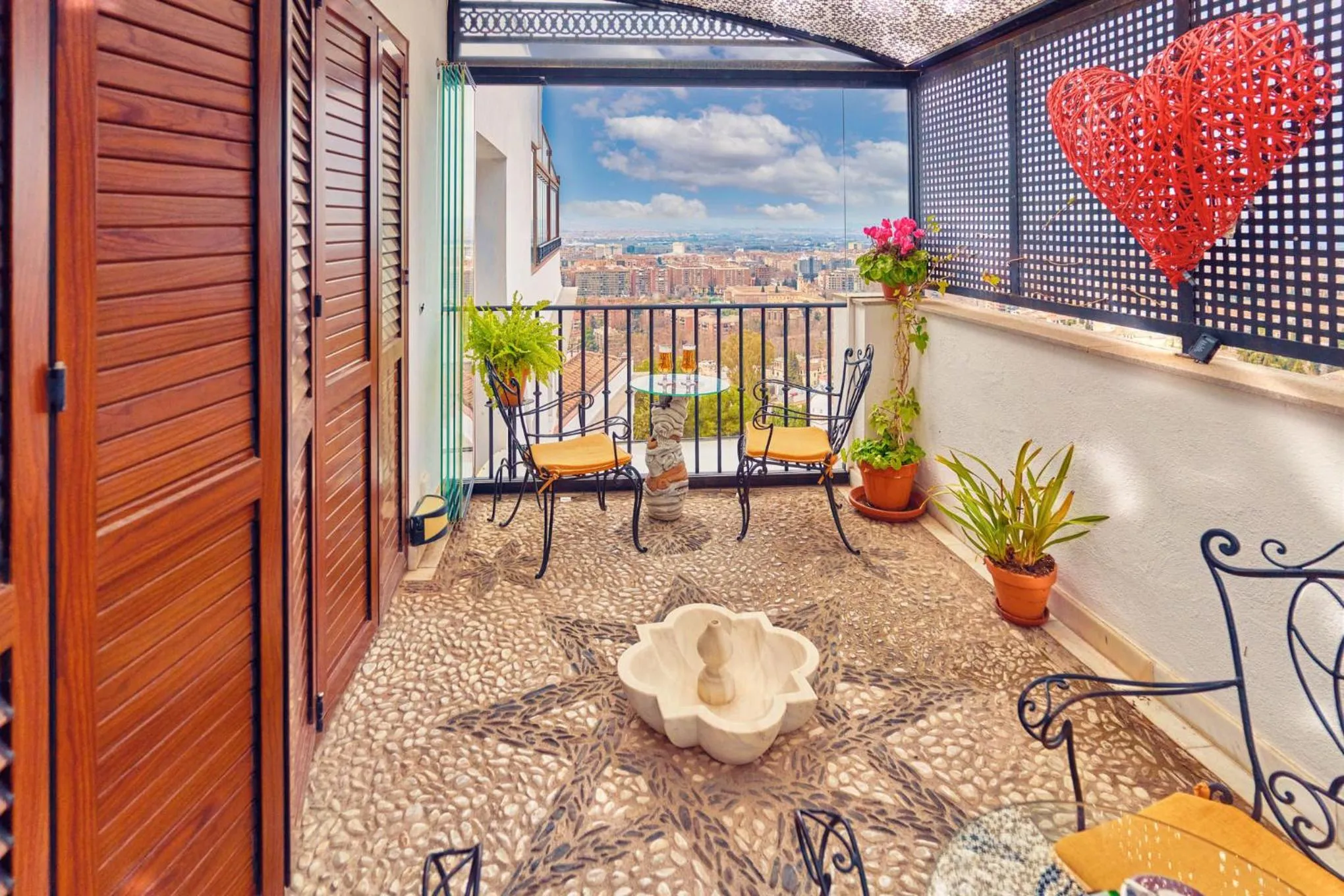 Patio in Hotel Mirador Arabeluj