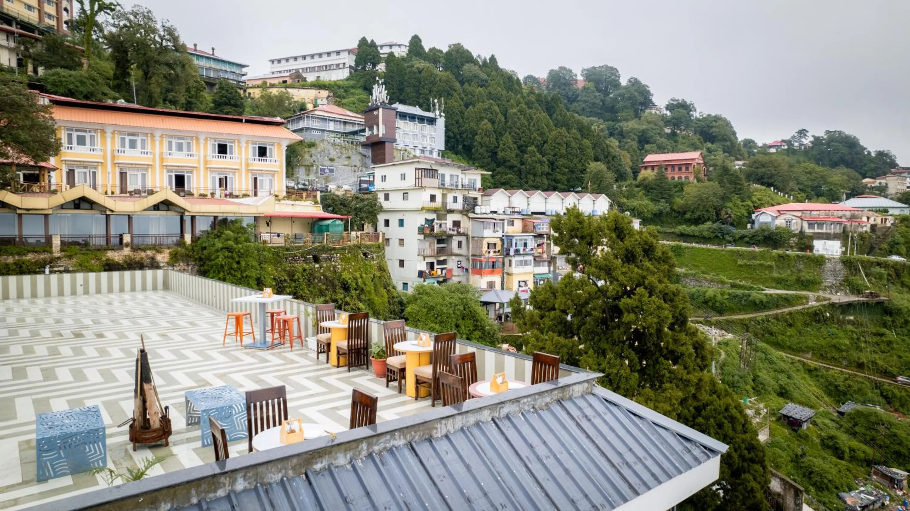 fireplace in Luxury Inn by Stotrak Hotels