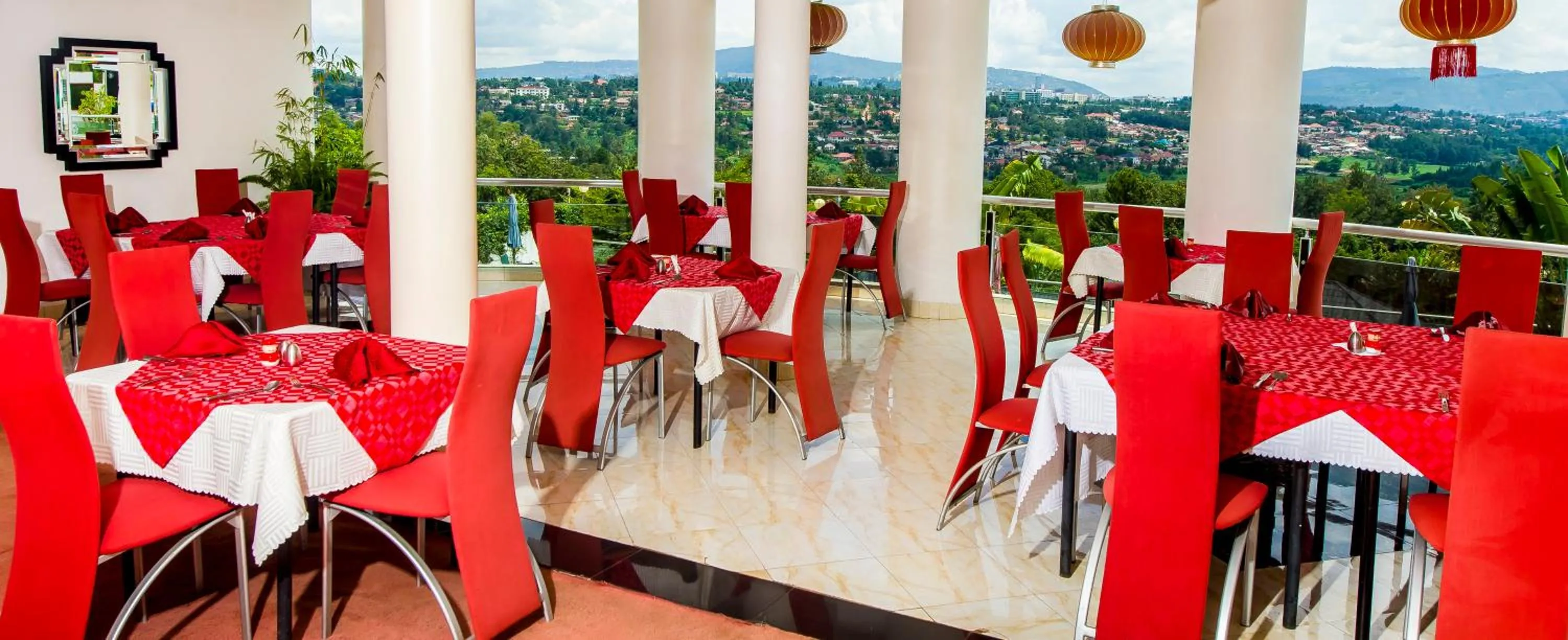 Bird's eye view in The Manor Hotel