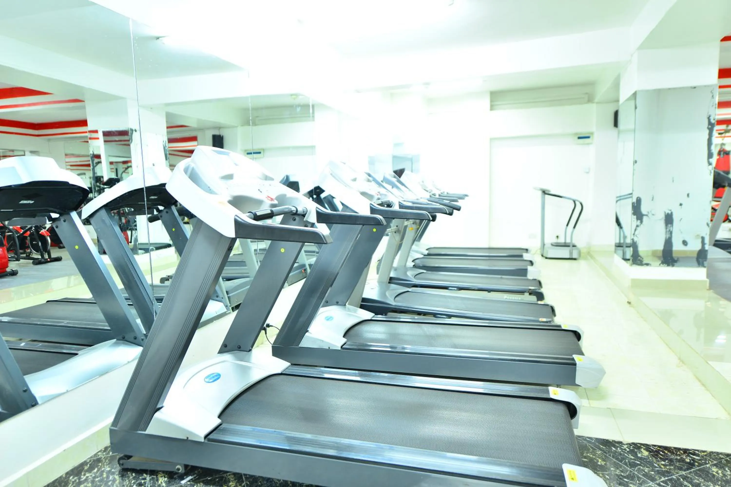 Fitness centre/facilities in The Manor Hotel