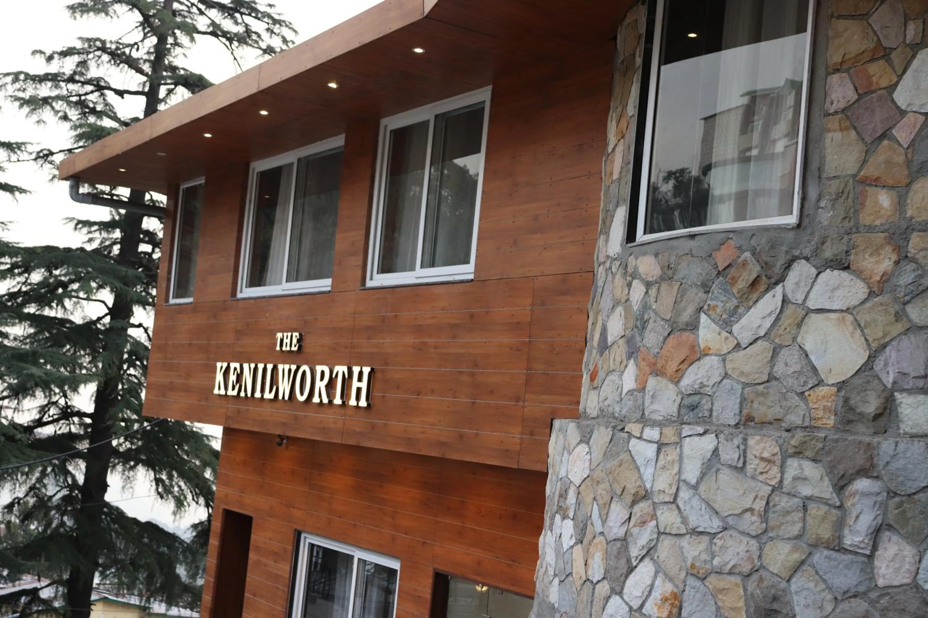 Property building in The Kenilworth Mussoorie by Stotrak On Mall Road with On-site Parking