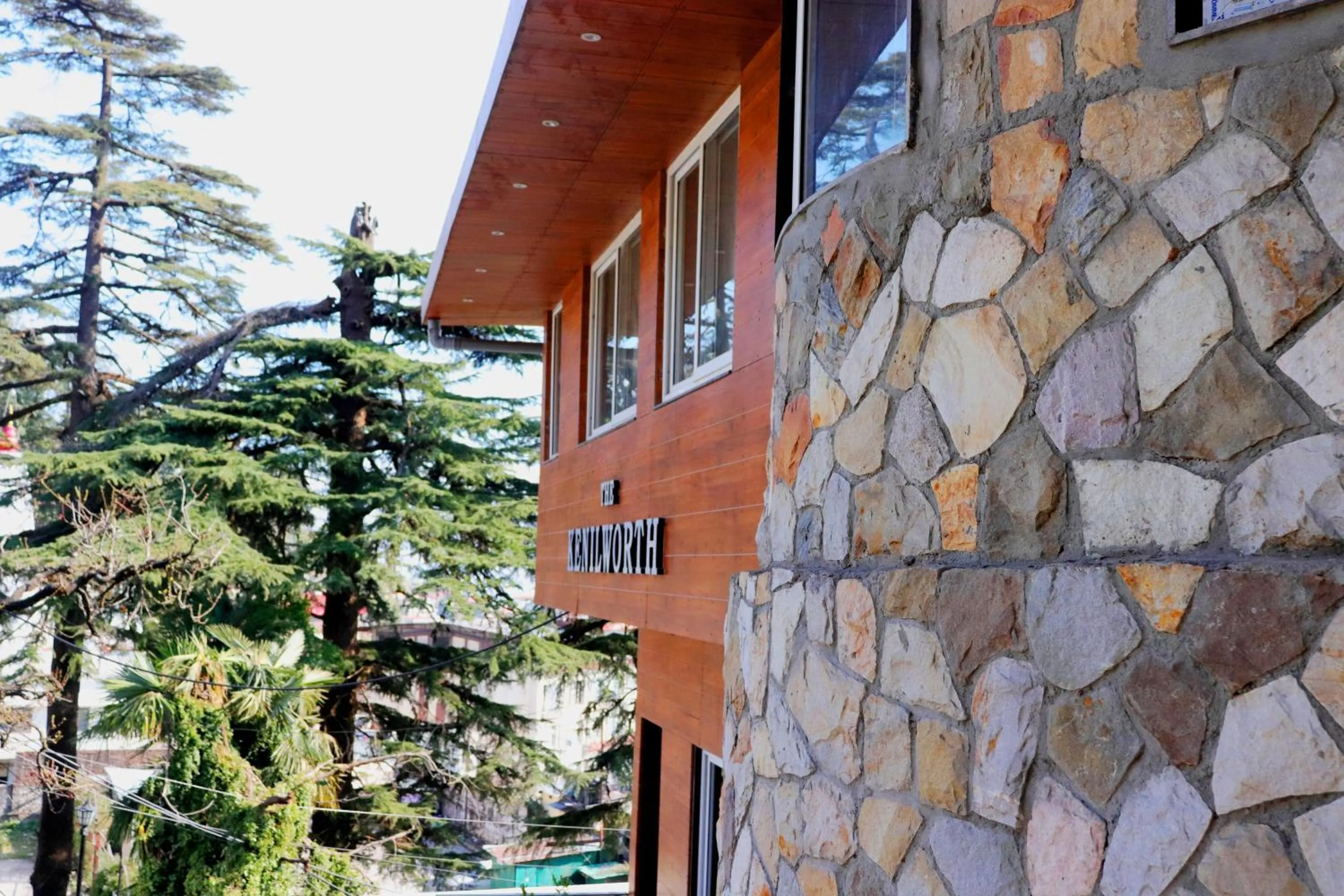 Property building in The Kenilworth Mussoorie by Stotrak On Mall Road with On-site Parking