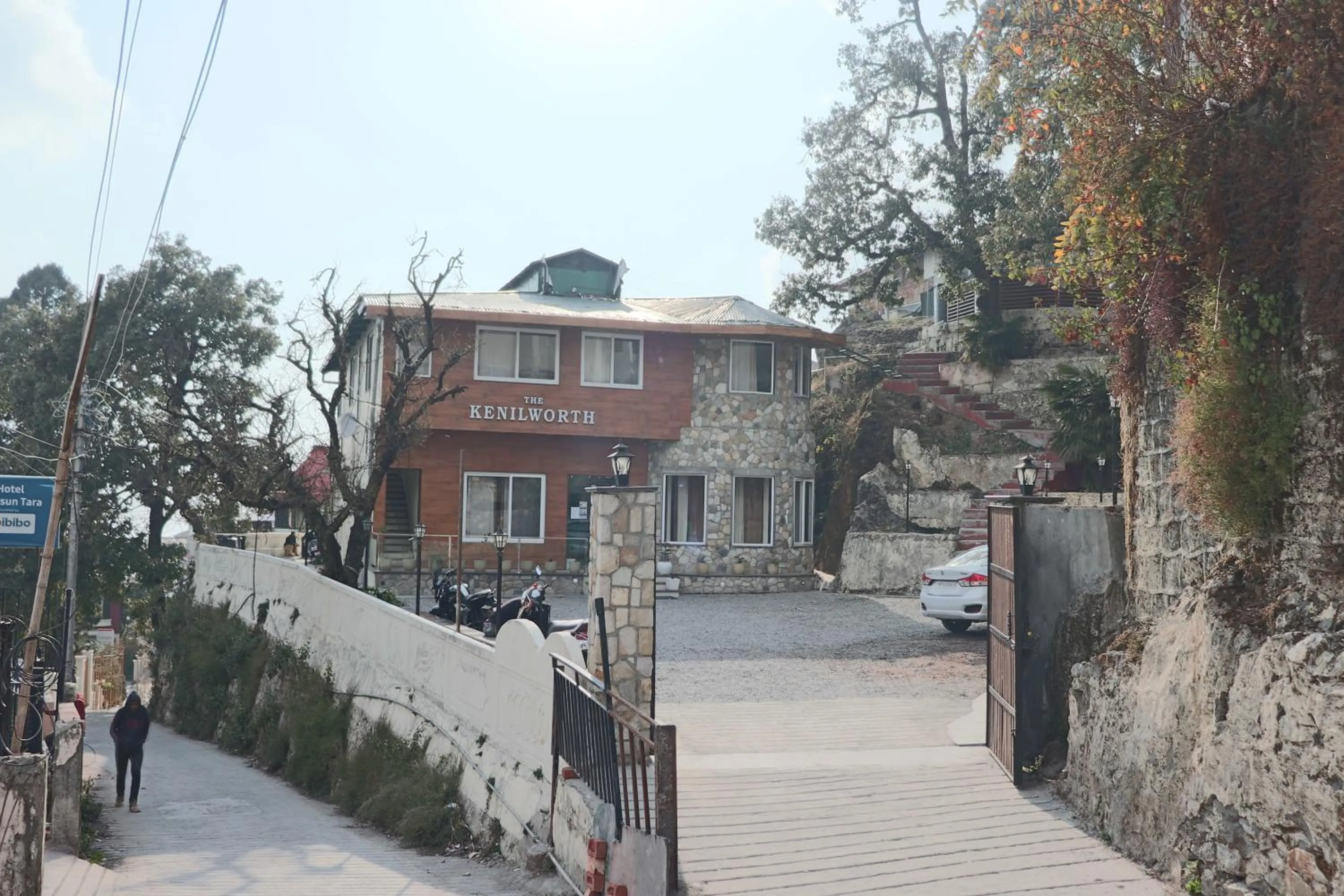Property building in The Kenilworth Mussoorie by Stotrak On Mall Road with On-site Parking