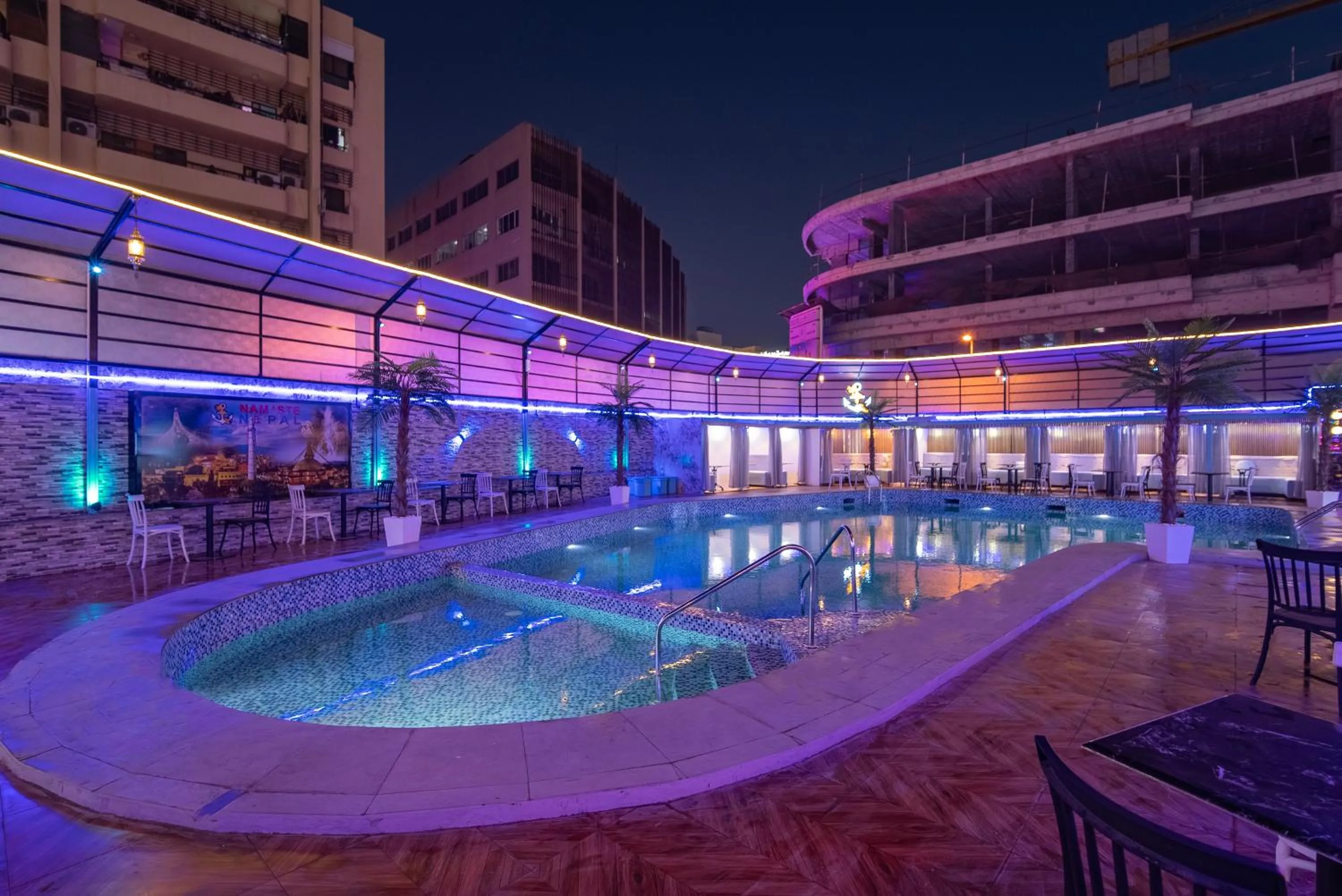 Swimming pool in Grand Ambassador Hotel