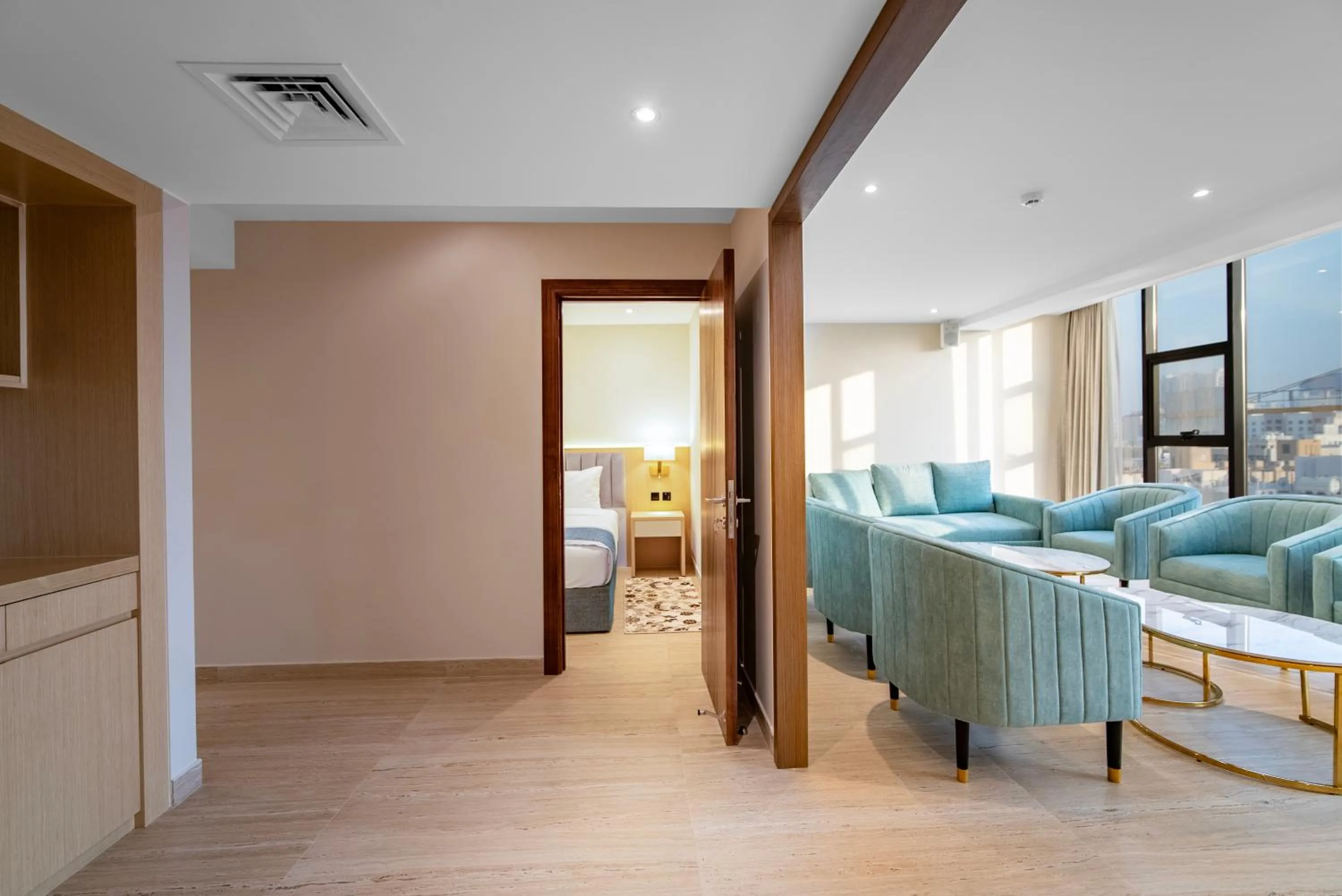 Living room in Grand Ambassador Hotel