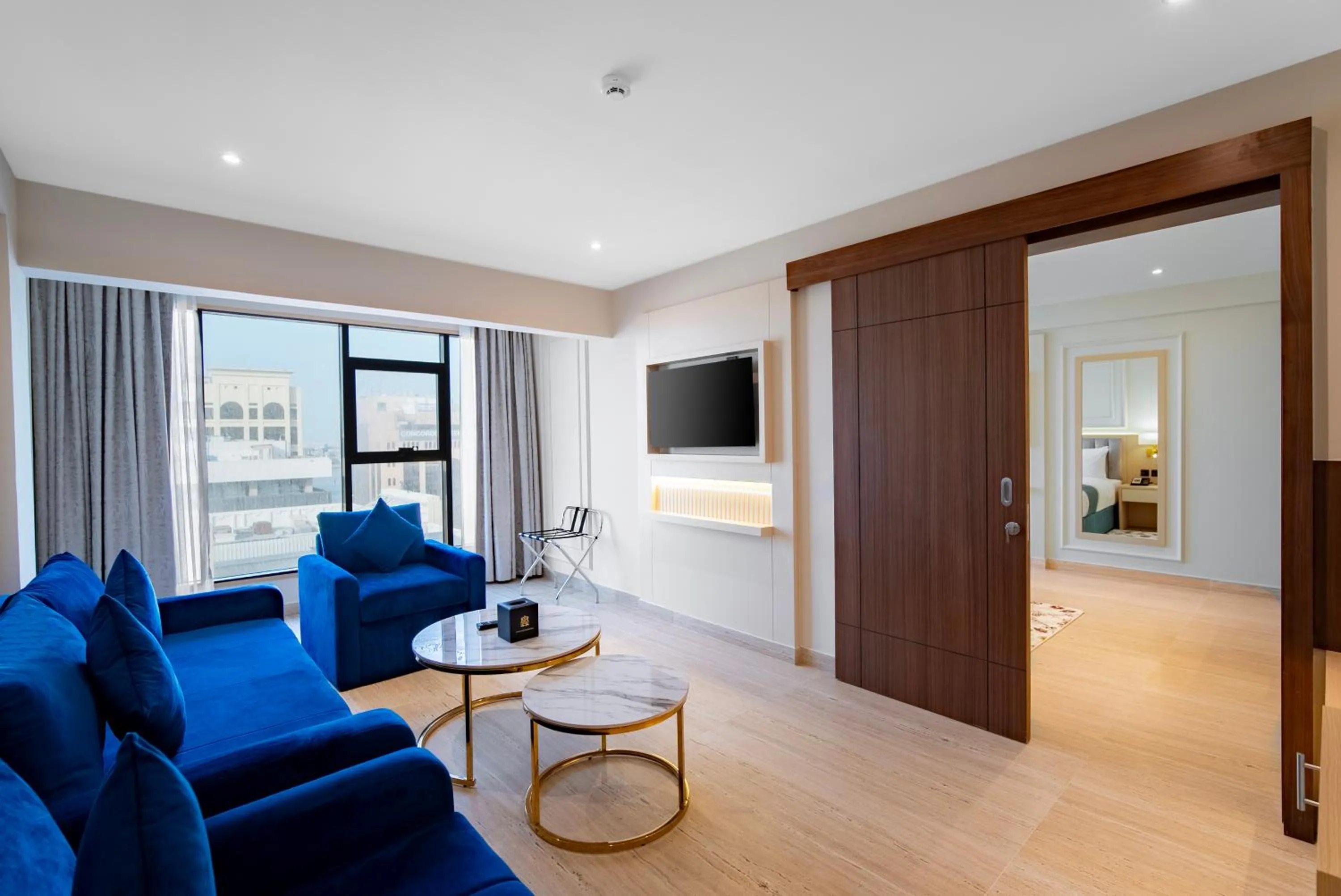 Living room in Grand Ambassador Hotel