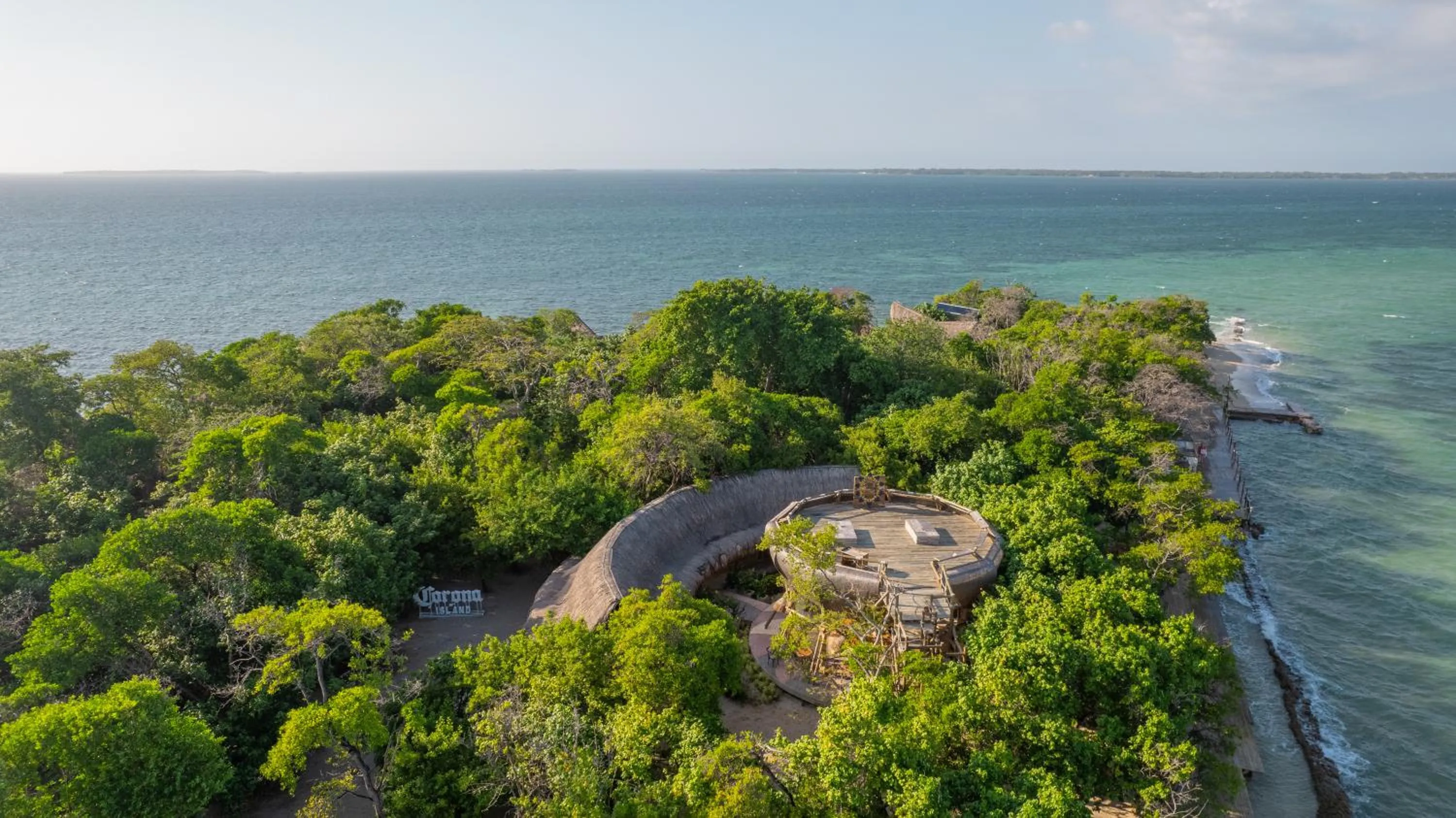 Bird's eye view in Isla Corona